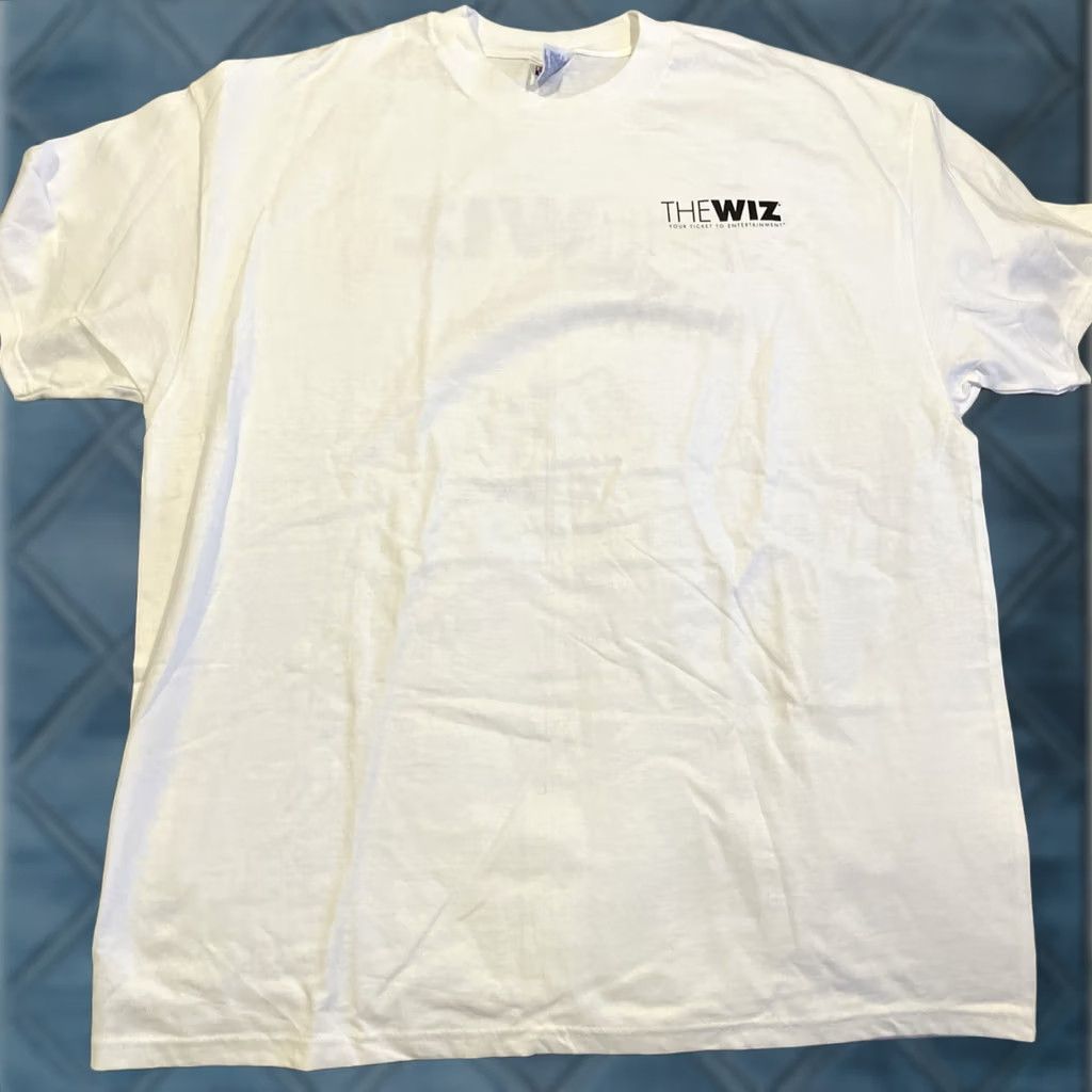 Hanes VINTAGE THE WIZ Nobody Beats Home Entertainment Center Shirt XXL NWOT Size US XXL / EU 58 / 5 - 1 Thumbnail