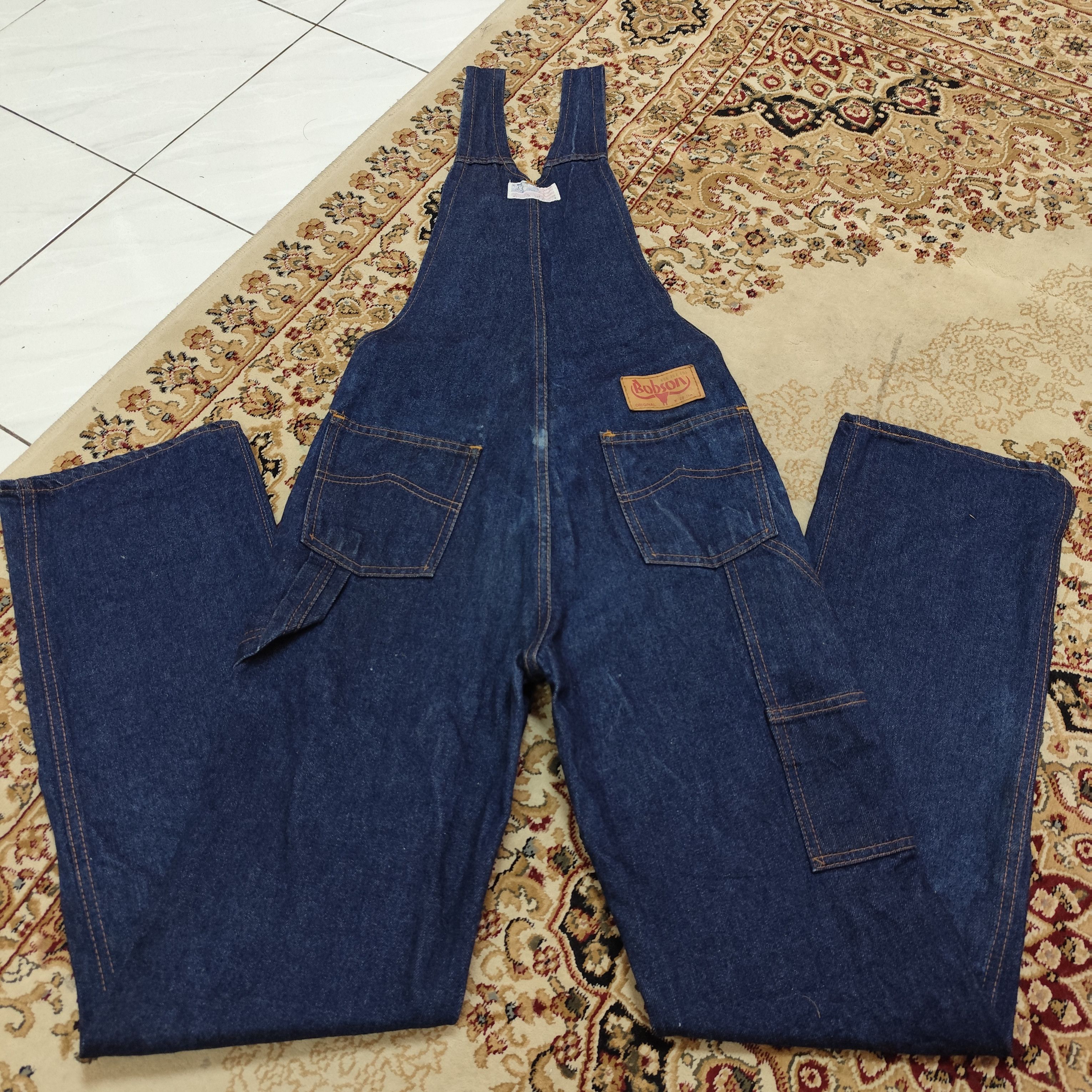 Japanese Brand × Vintage VINTAGE BOBSON OVERALLS AUTHENTIC WESTERN JEANS OVERALLS Size US 28 / EU 44 - 18 Thumbnail
