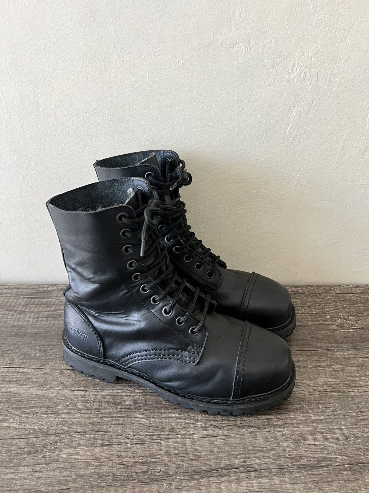 Other UK VINTAGE UNDERCOVER STEEL TOE LEATHER BOOTS Size US 8 / EU 41 - 3 Thumbnail