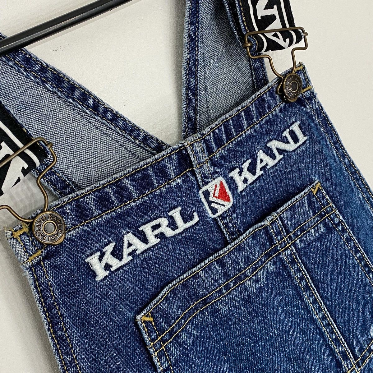 Karl Kani Karl Kani Denim Skirt Overalls Size XS / US 0-2 / IT 36-38 - 4 Thumbnail