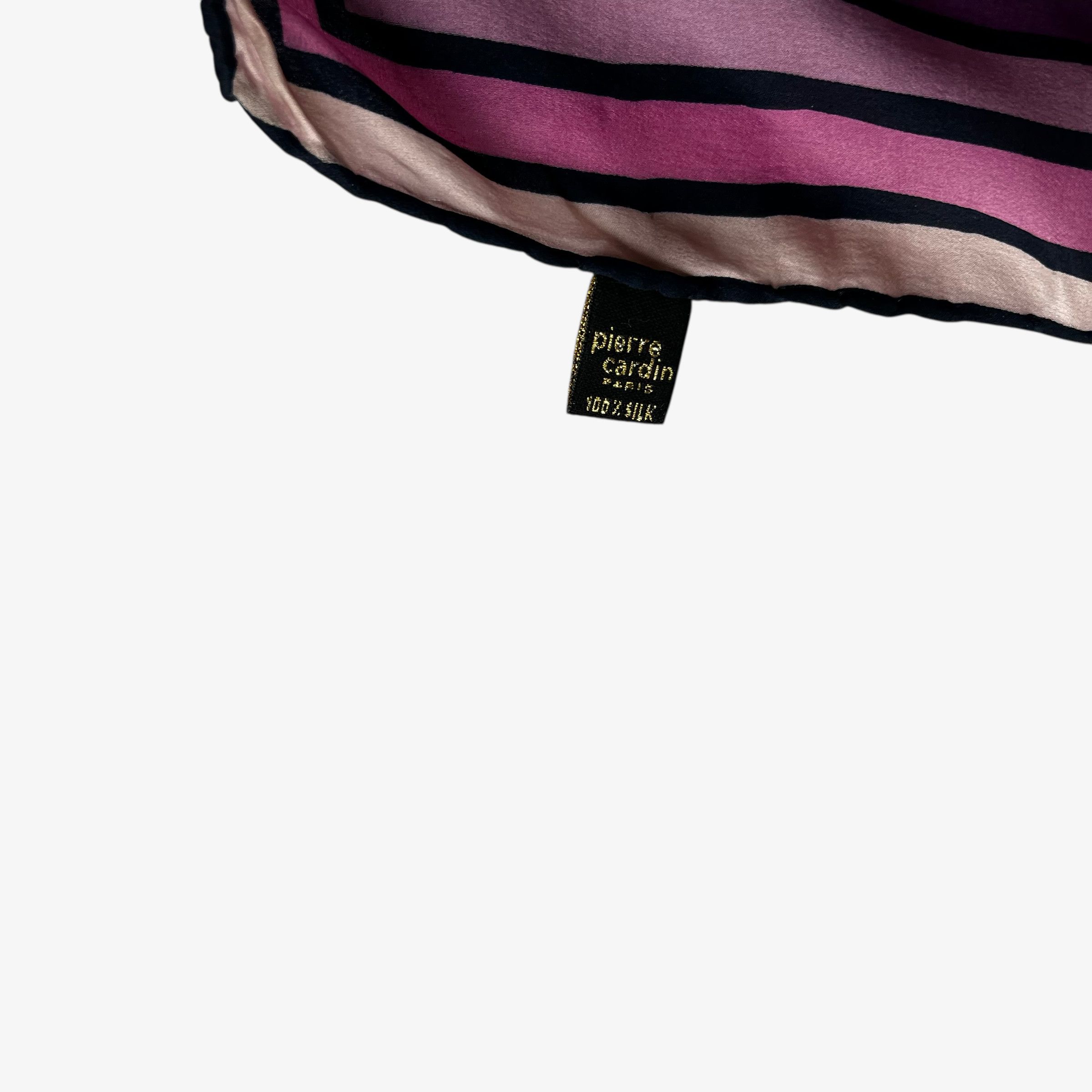 Pierre Cardin Vintage 90s Pierre Cardin Abstract Striped Silk Scarf Size ONE SIZE - 3 Thumbnail
