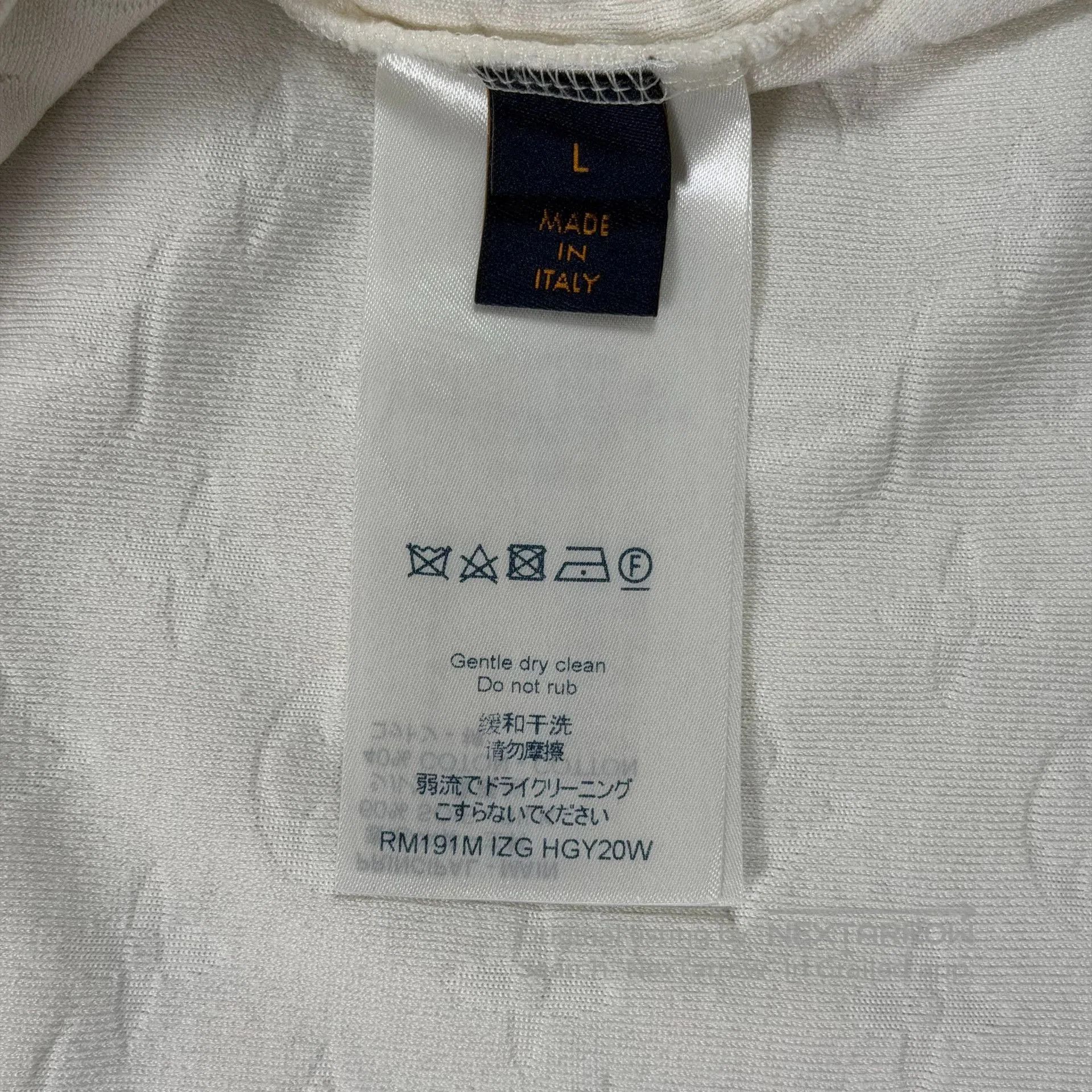 Louis Vuitton LV Beige Full-Print Towel-Bottom T-Shirt. Size US L / EU 52-54 / 3 - 6 Thumbnail