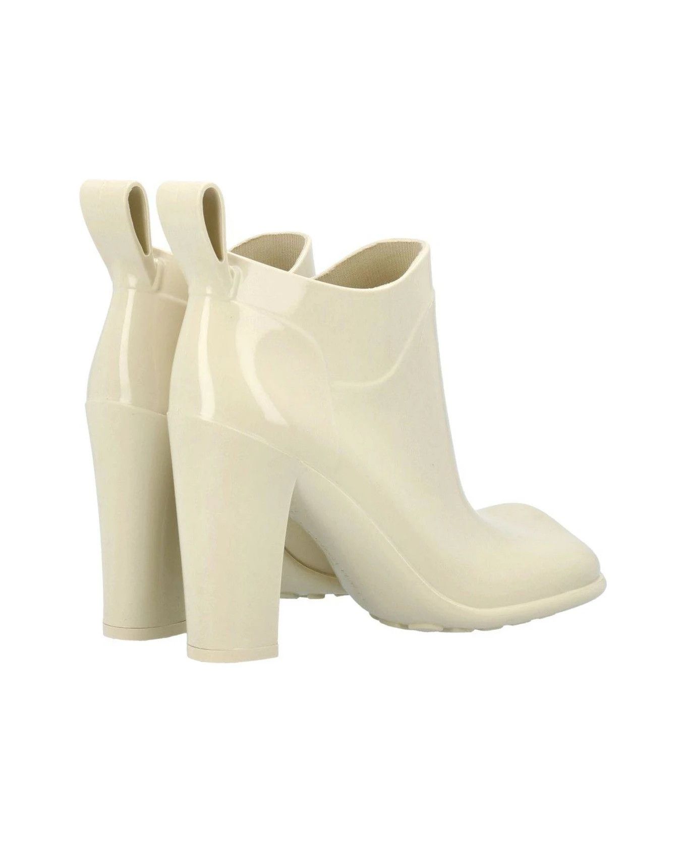 Bottega Veneta o1y0725 Rubber Ankle Boots in Ivory Size US 5 / IT 35 - 5 Thumbnail