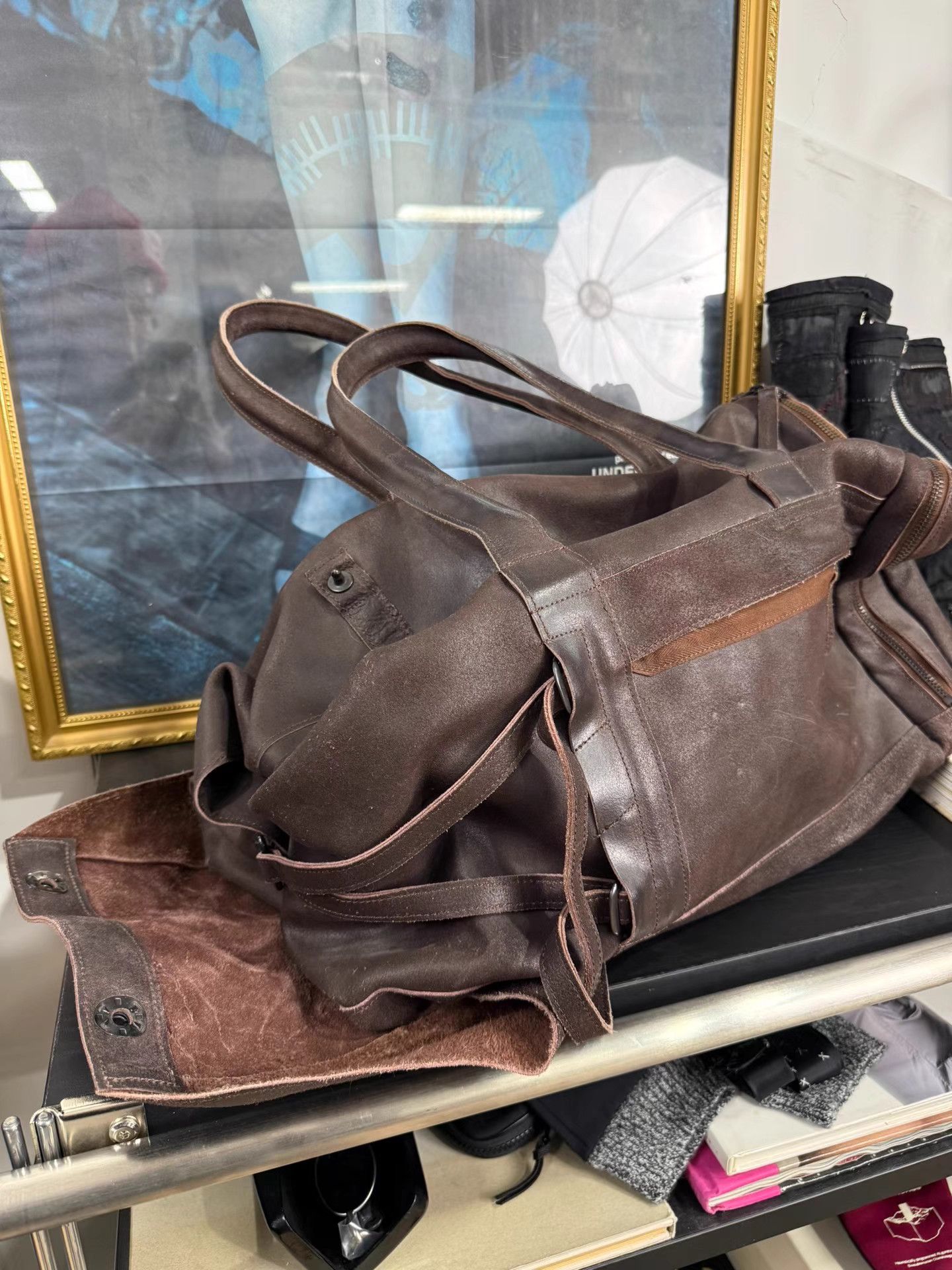 Yohji Yamamoto Yohji Yamamoto Y's Large Deconstructed Tote K20 Size ONE SIZE - 6 Thumbnail