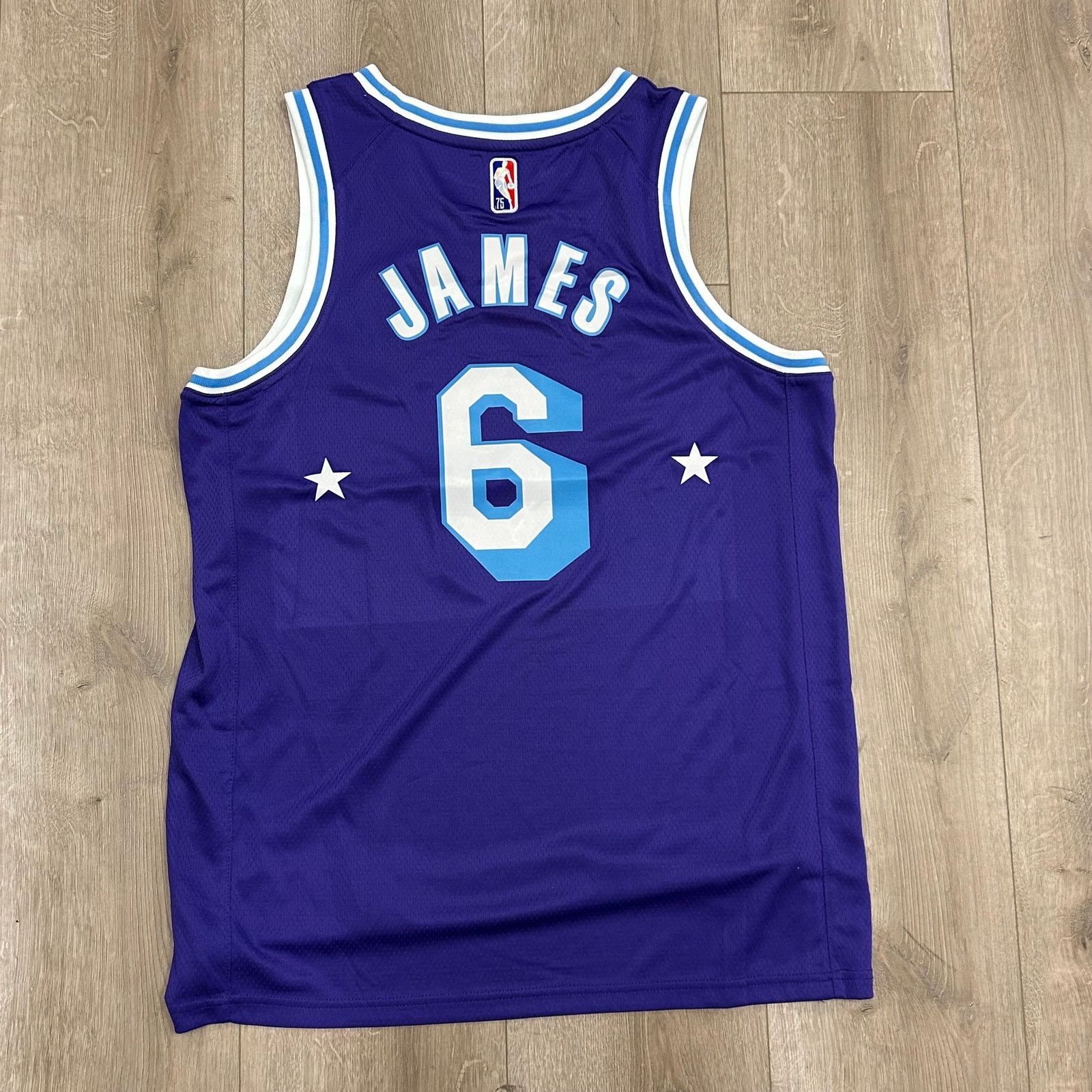 Nike LeBron James Los Angeles Lakers City Edition jersey Large Size US L / EU 52-54 / 3 - 6 Thumbnail