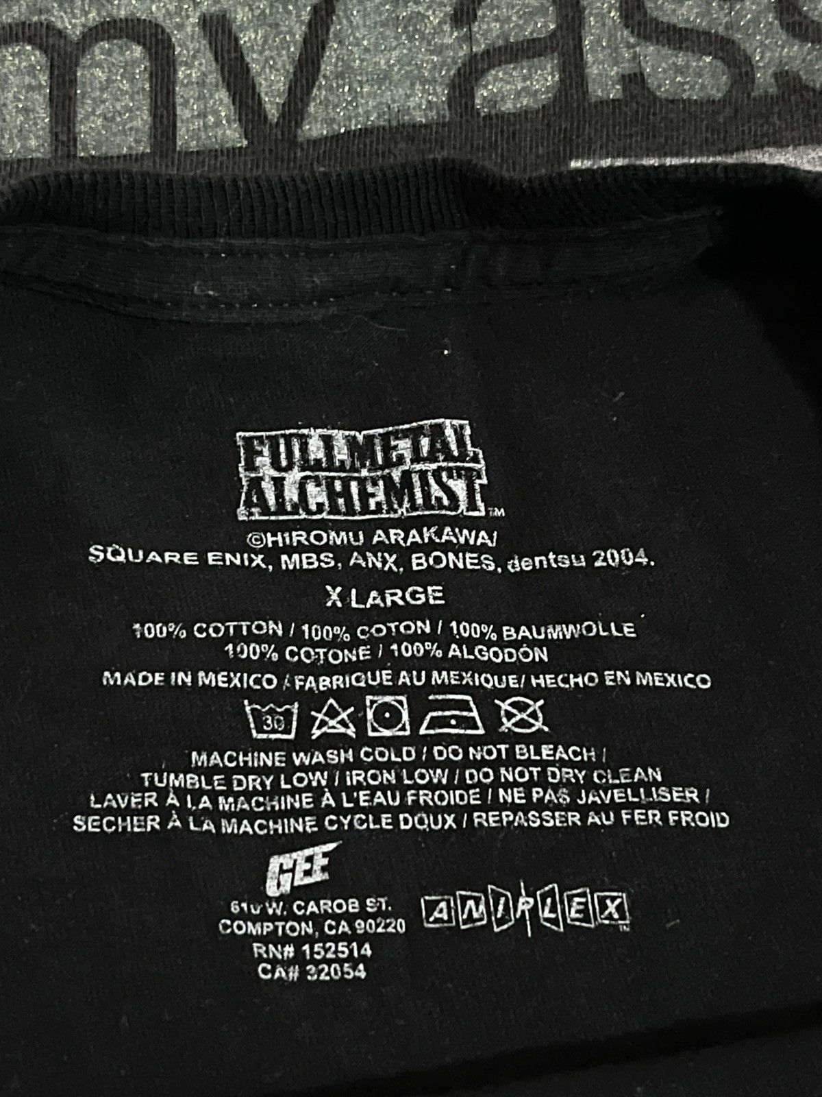 Anime Fullmetal Alchemist Anime Tee Size US L / EU 52-54 / 3 - 3 Thumbnail
