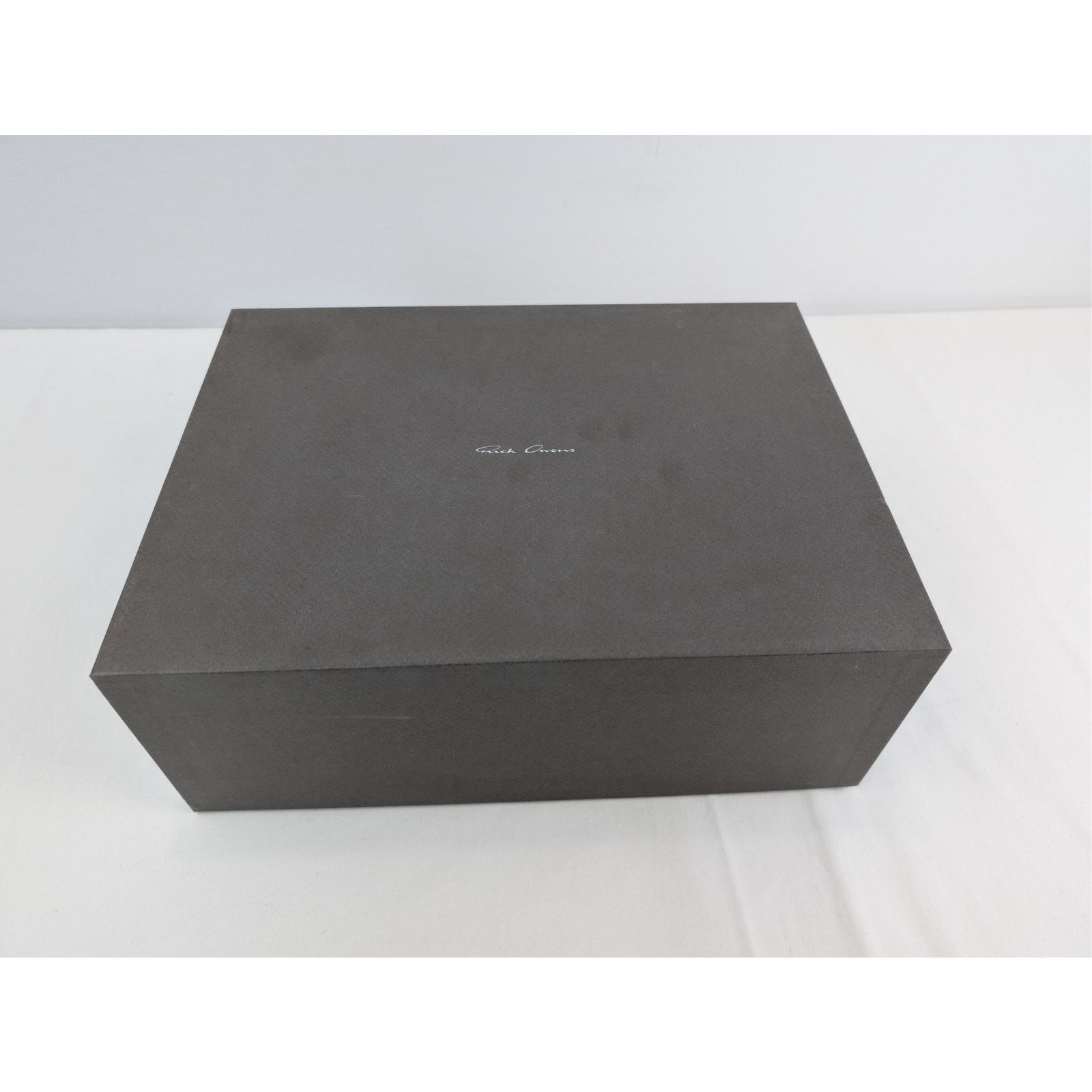 Rick Owens o1rshd1 Leather Vintage Sneakers in Natural / Milk / Milk Size US 7 / EU 40 - 20 Thumbnail