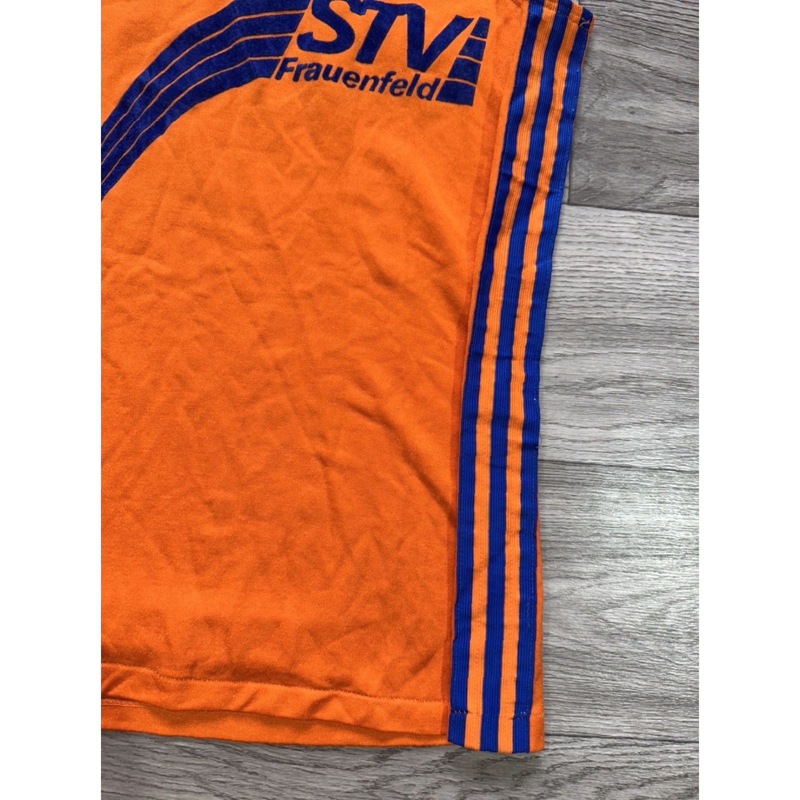 Adidas VINTAGE Adidas Originals STV Frauenfeld 1970s Tank Top Made in West Germany Orange M Tank Mens Size US M / EU 48-50 / 2 - 6 Thumbnail