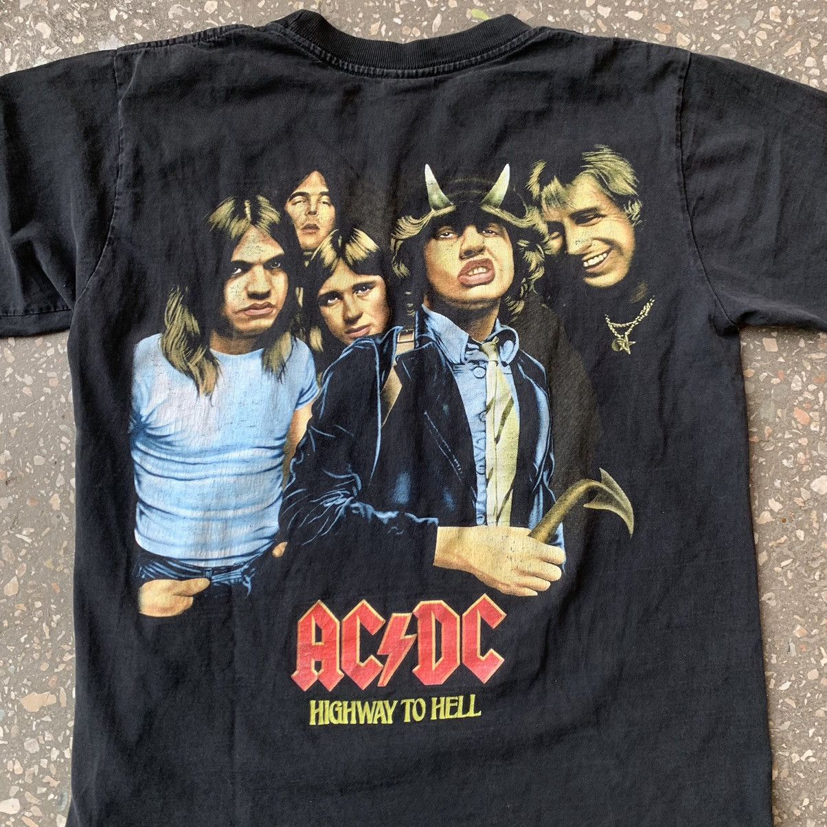 Band Tees Vintage AC/DC Highway To Hell Rock Band Graphic T Shirt Tee Size US S / EU 44-46 / 1 - 8 Thumbnail