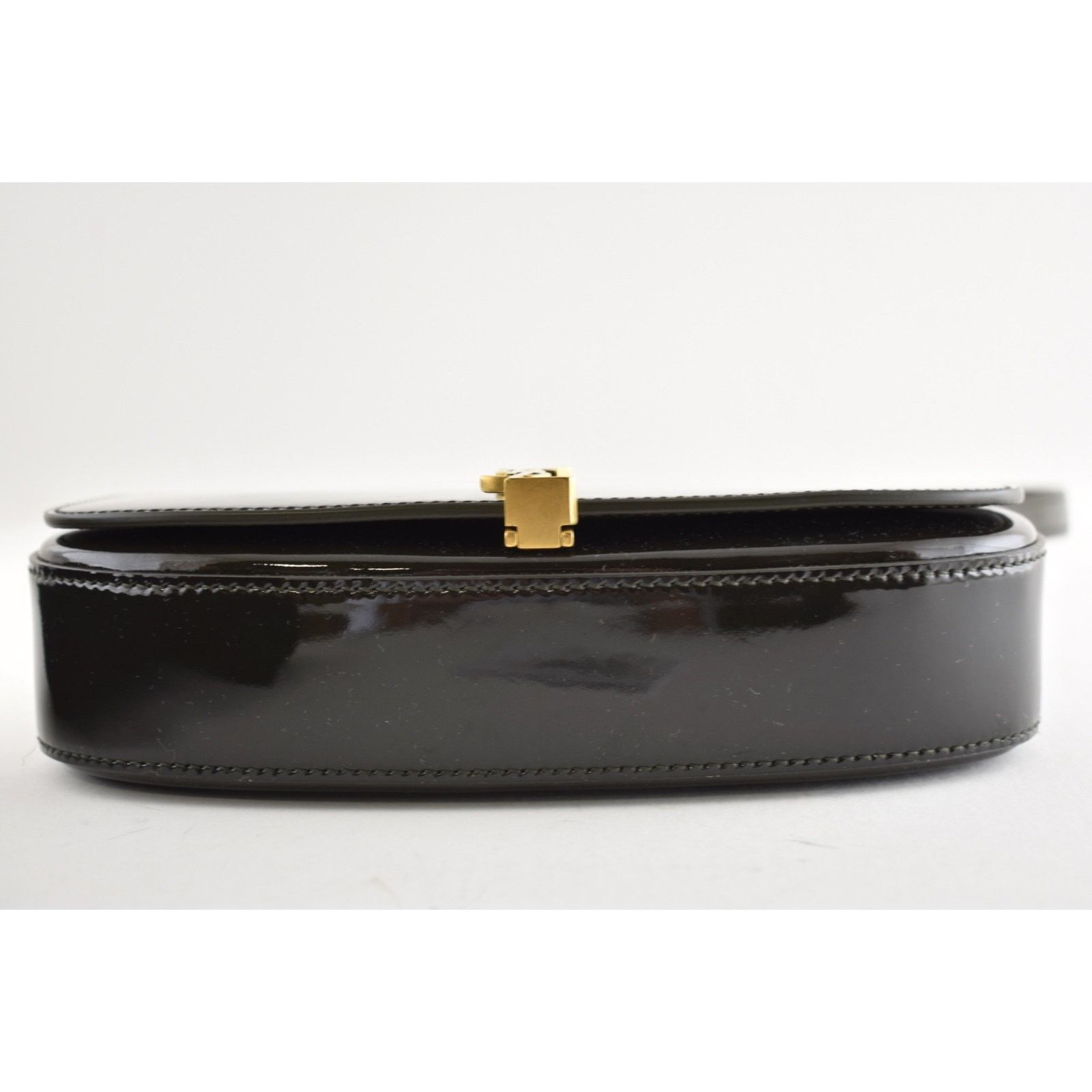 Yves Saint Laurent Saint Laurent Mini Voltaire Demi Lune YSL Shoulder Bag Green Size ONE SIZE - 22 Thumbnail