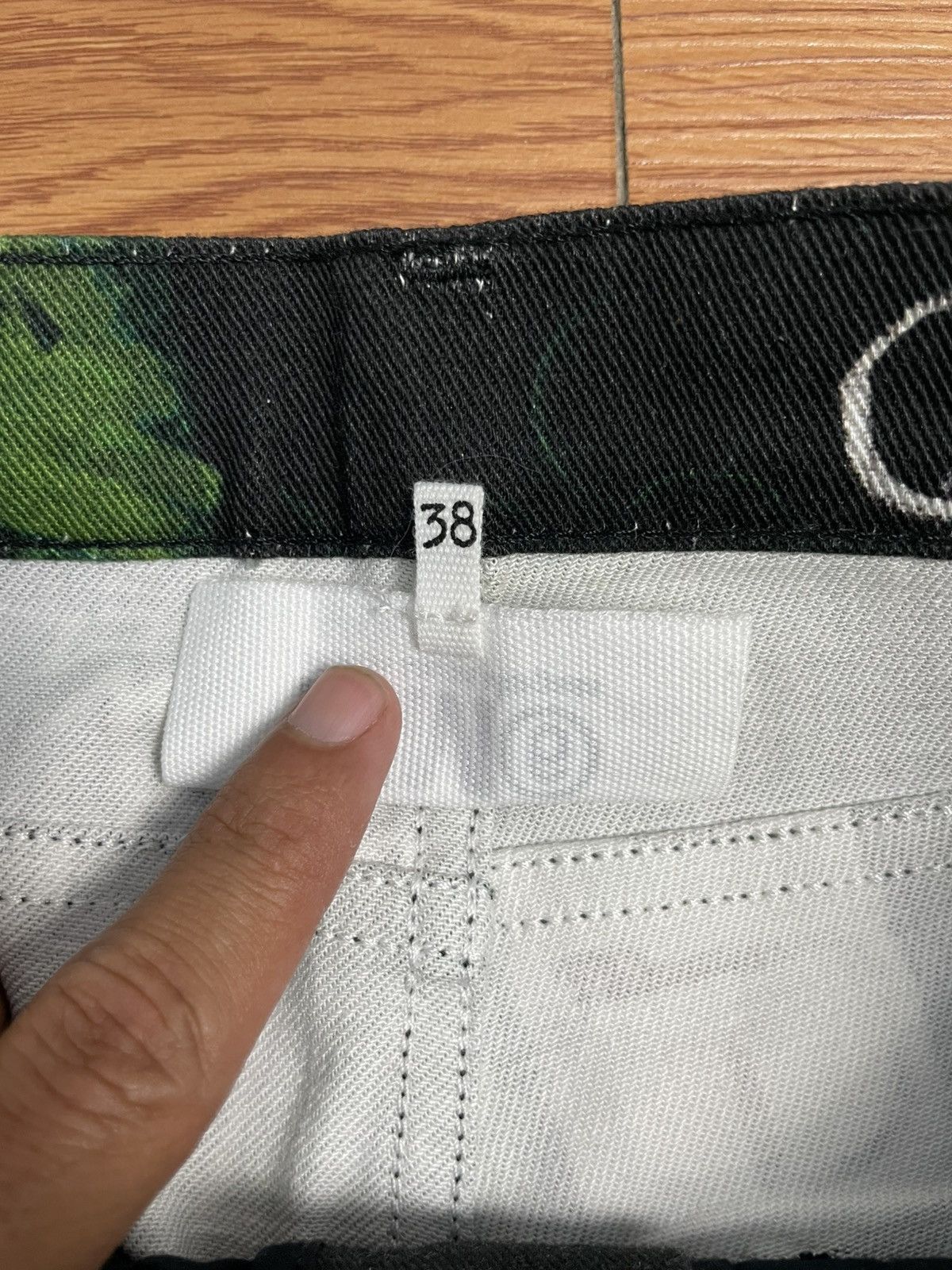 Maison Margiela Maison Margiela MM6 Grafiti Skinny Pants Size US 27 - 8 Thumbnail