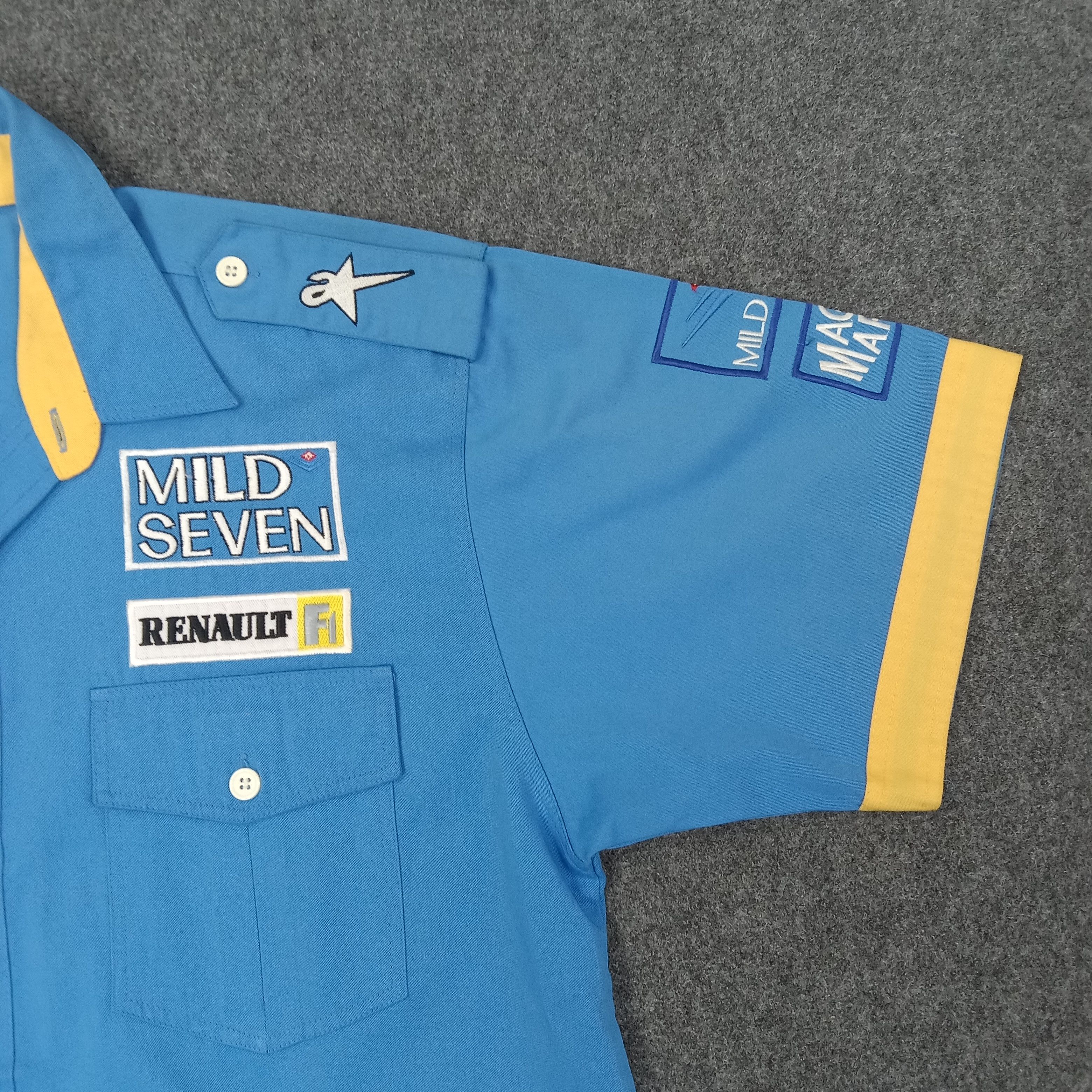 Formula 1 Mild Seven Magneti Marelli F1 Racing Shirt Button Up C239N75 Size US XL / EU 56 / 4 - 5 Thumbnail