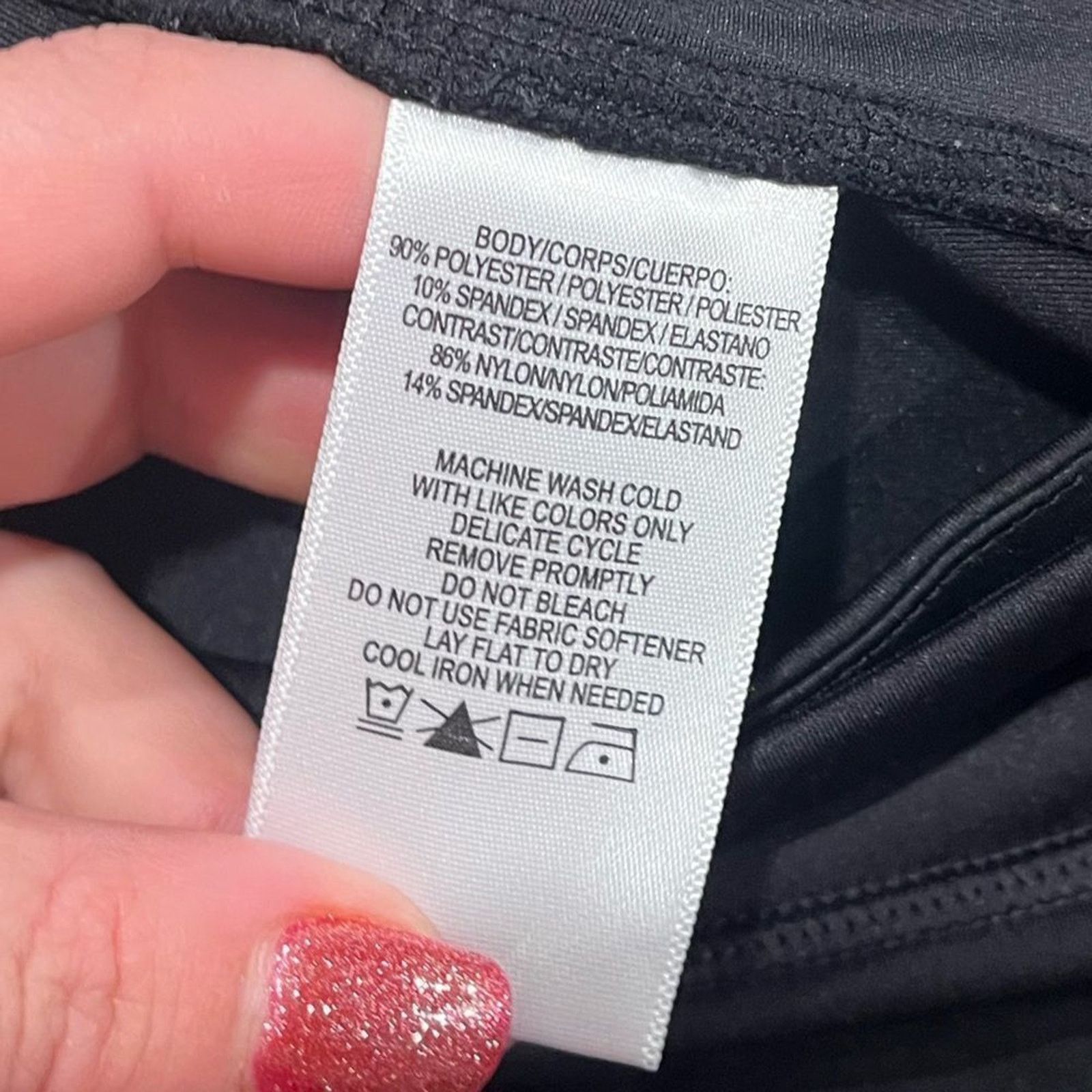 Vintage Marc New York Performance Black Ankle Length Leggings Size S Size 24" / US 00 / IT 34 - 5 Thumbnail