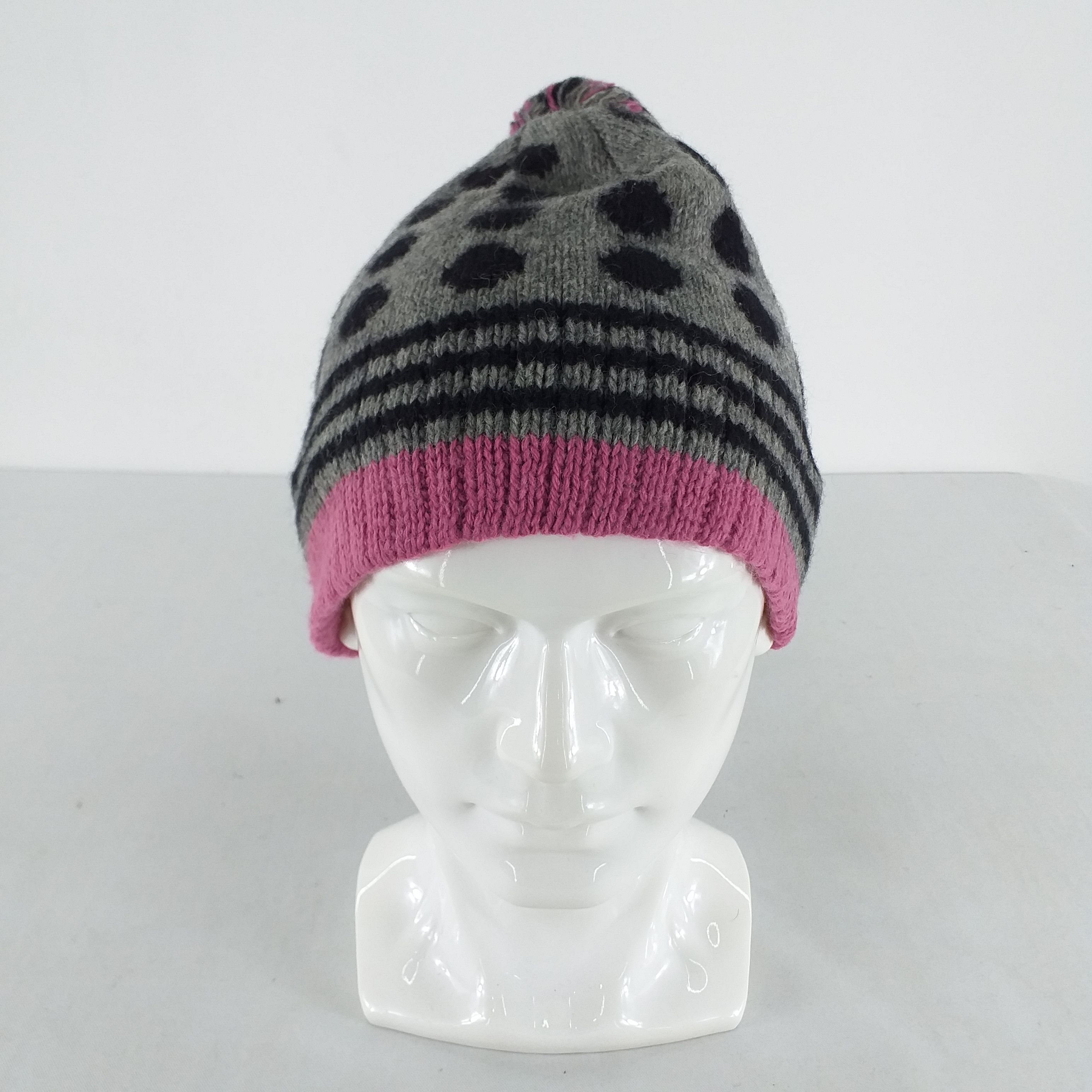 Japanese Brand Polka Dot Snow Cap Hat Beanie -BN375 Size ONE SIZE - 2 Thumbnail