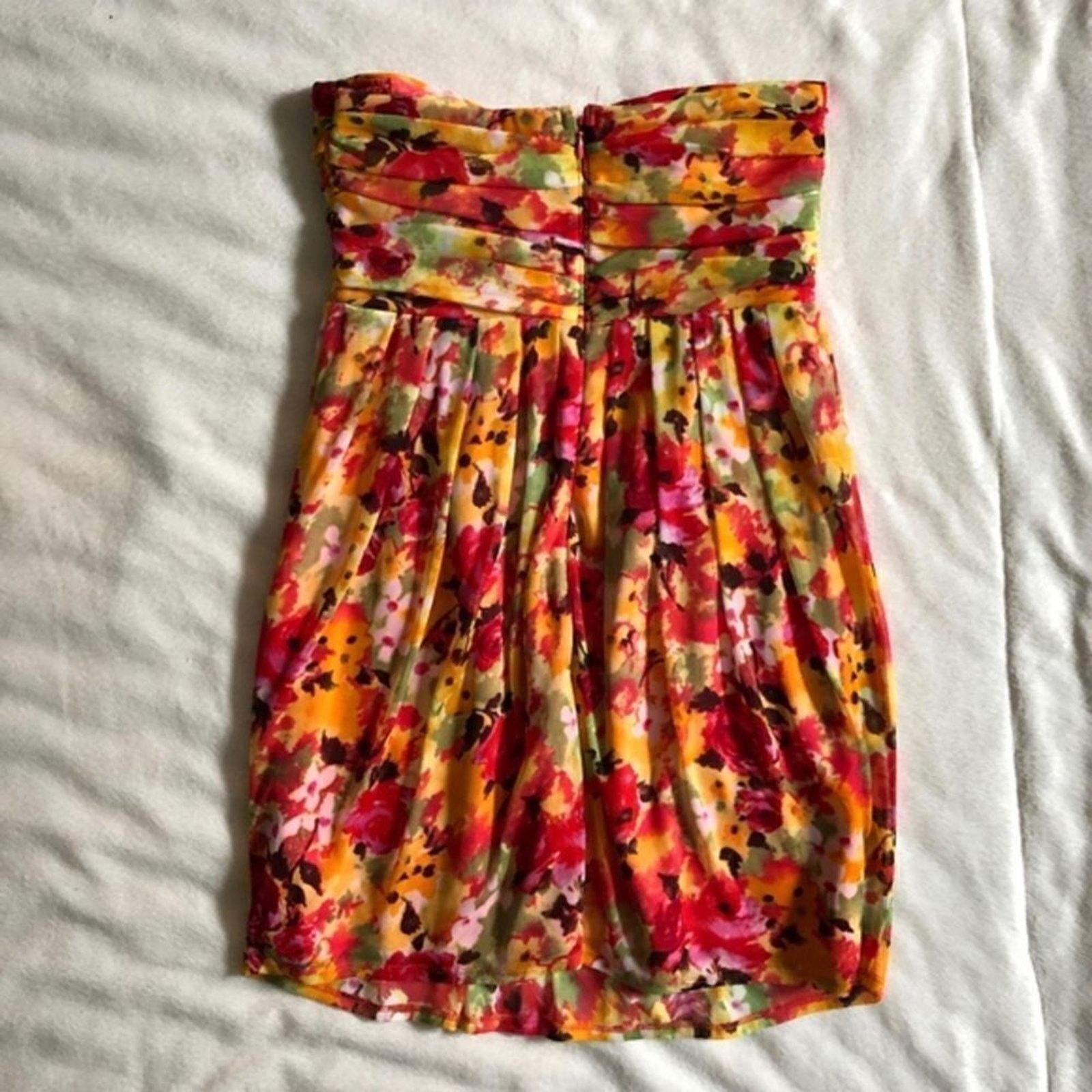 Forever 21 Forever 21 Floral Sweetheart Mesh Mini Dress | Sz M Size M / US 6-8 / IT 42-44 - 4 Thumbnail