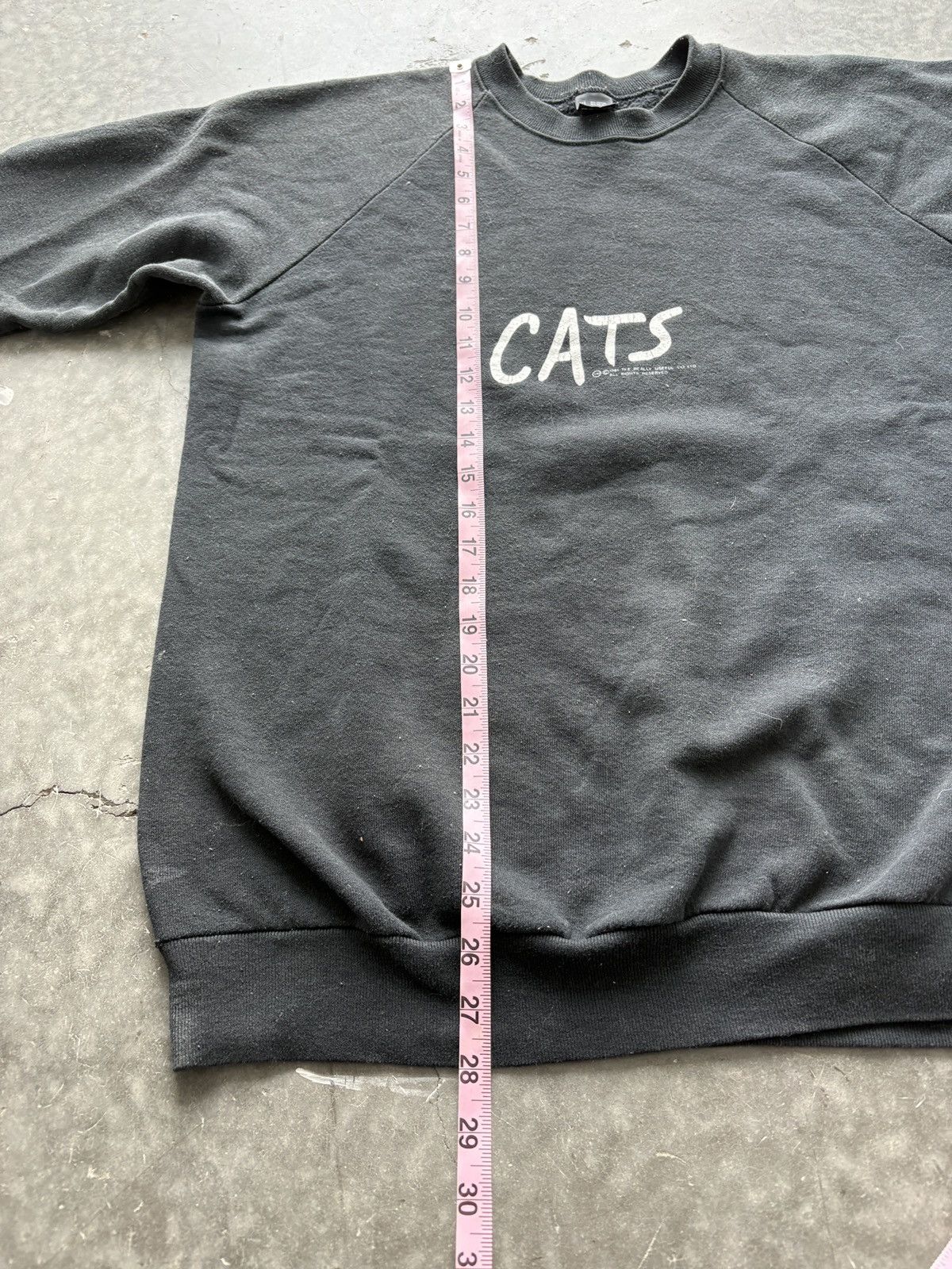 Vintage Vintage 80s Cats Raglan Sweatshirt Size US L / EU 52-54 / 3 - 11 Thumbnail