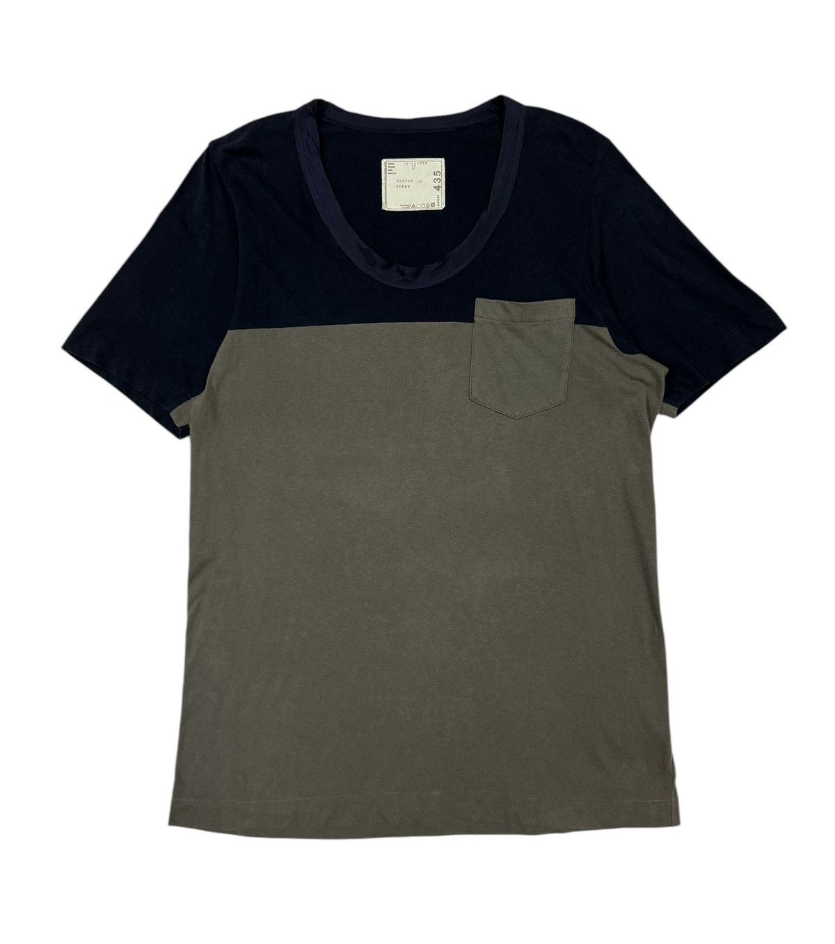 Sacai Sacai Pocket Tee Two Color Shirt Size US M / EU 48-50 / 2 - 1 Thumbnail