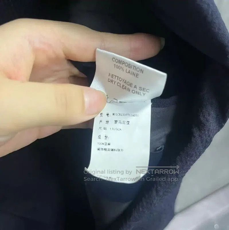 Lanvin Lanvin Blue Linen Men's Jacket . Size US L / EU 52-54 / 3 - 3 Thumbnail