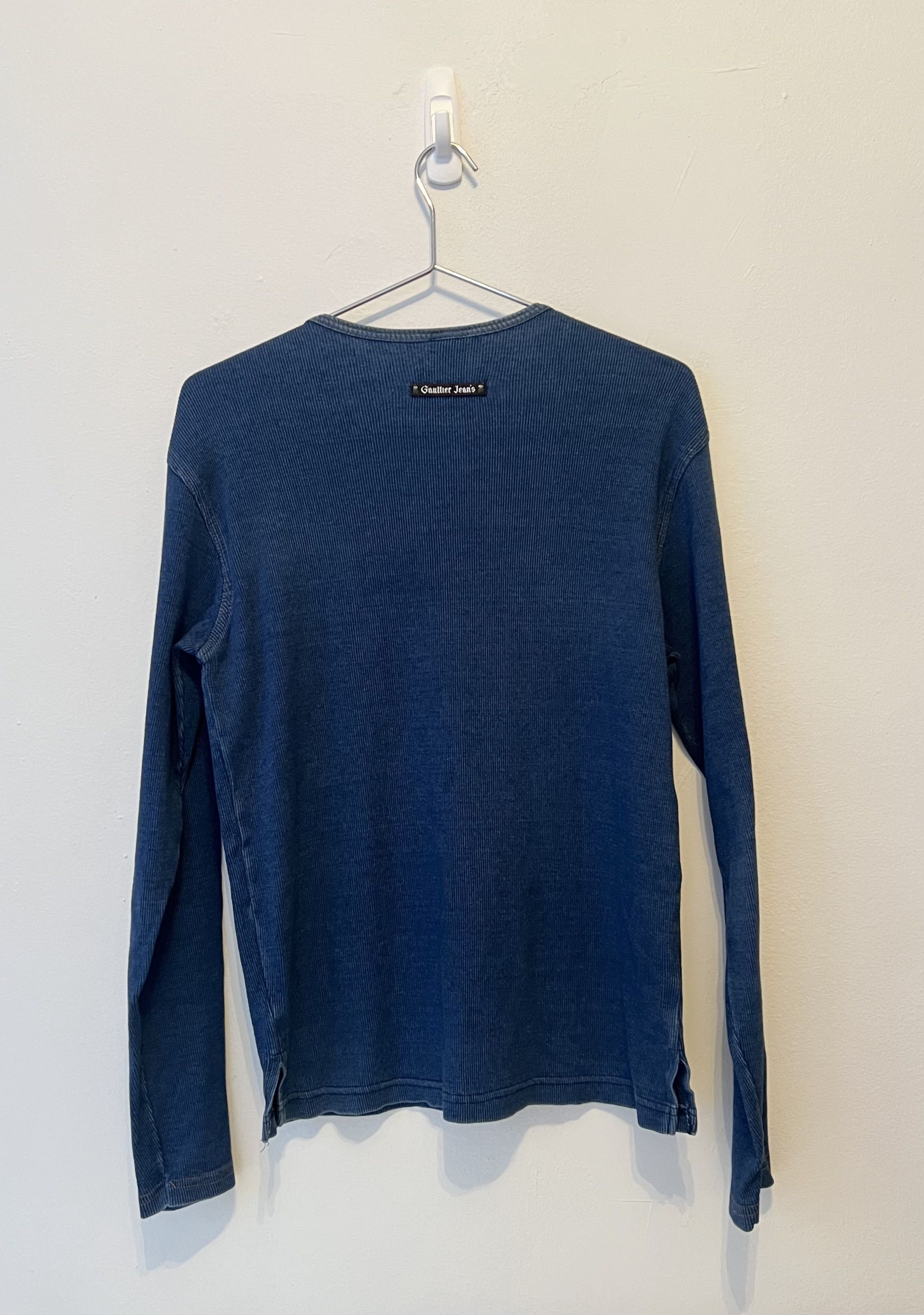 Jean Paul Gaultier JPG long sleeve denim patch shirt Size US M / EU 48-50 / 2 - 2 Thumbnail