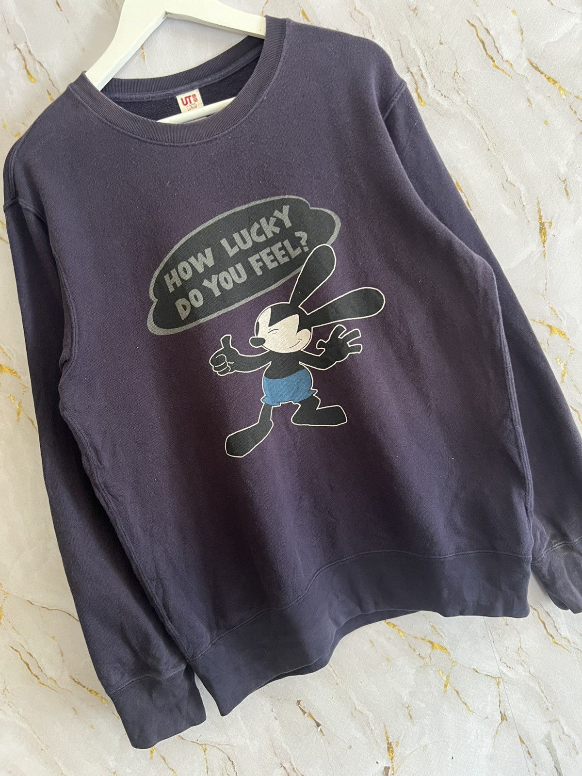 Cartoon Network × Uniqlo 🔥Oswald The Lucky Rabbit Sweatshirt – Rare Disney Classic Size US L / EU 52-54 / 3 - 3 Thumbnail