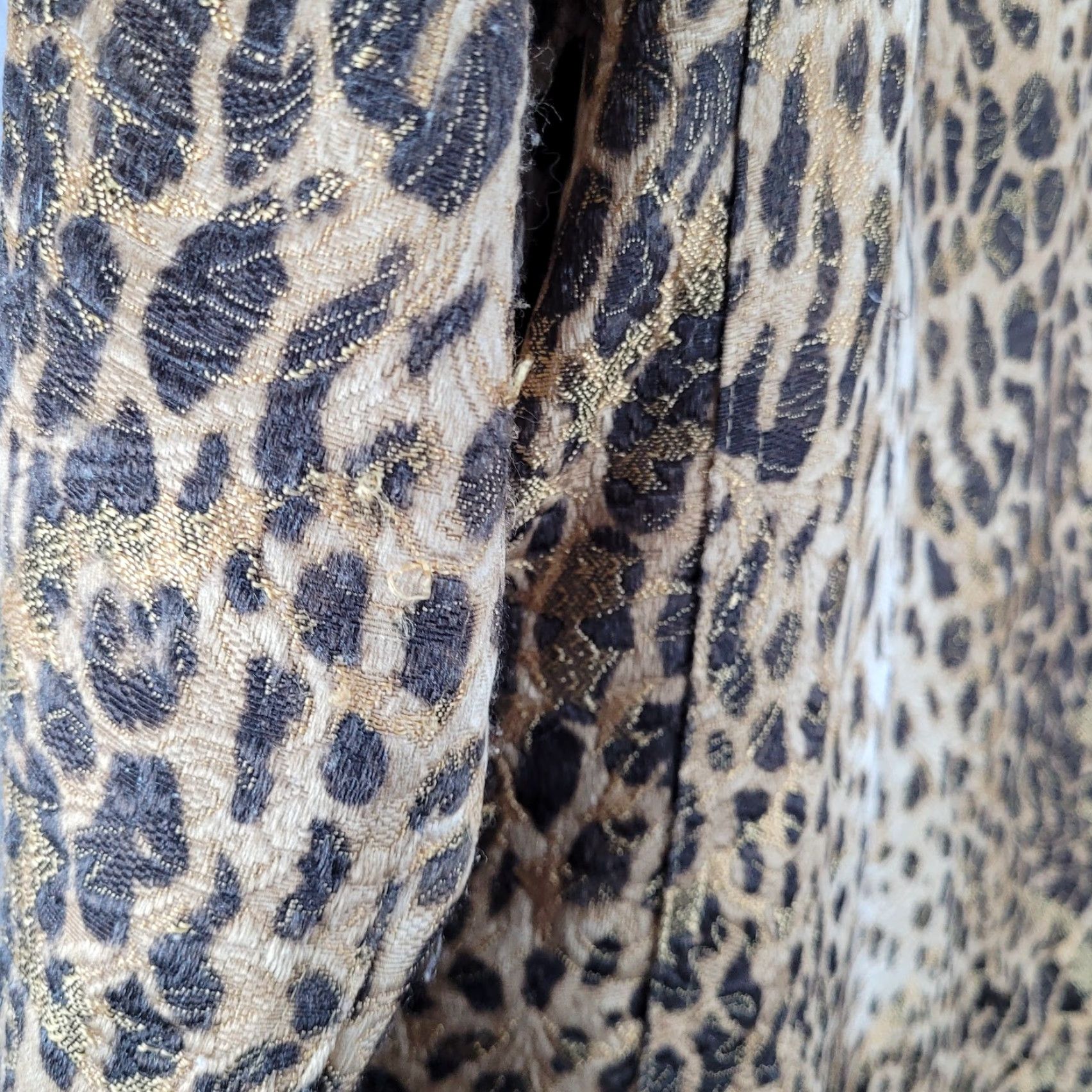 Vintage Chico's Leopard Buttoned Lightweight Lined Jacket 2 US 12 Women Medium? Size XS / US 0-2 / IT 36-38 - 5 Thumbnail