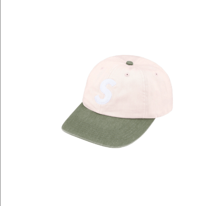 Supreme Supreme Pigment Coated 2-Tone S Logo 6-Panel Pink Size ONE SIZE - 1 Thumbnail