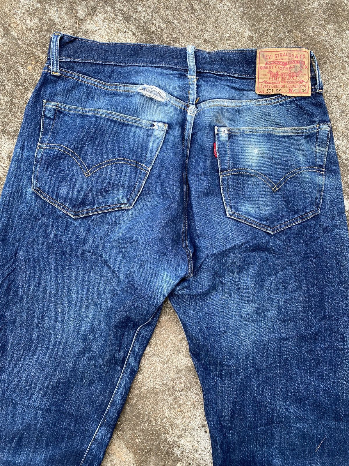 Levi's Vintage Clothing Levis 501XX Big E Made in Turkey Size US 31 - 11 Thumbnail