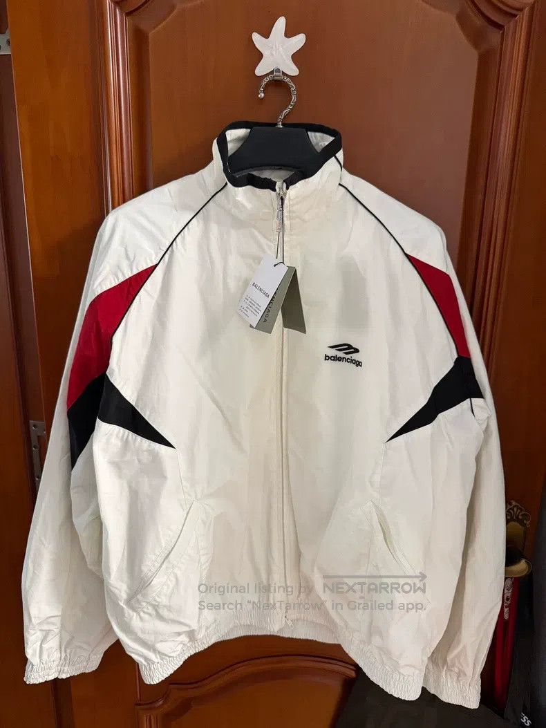 Balenciaga Balenciaga Ski Series 3b White and Red Patchwork Jacket Size US S / EU 44-46 / 1 - 1 Thumbnail