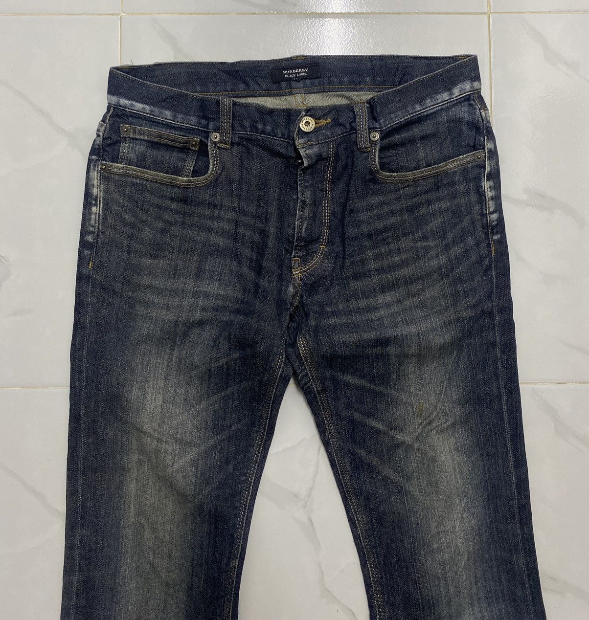 Burberry Burberrys Black Label Bootcut Denim Size US 30 / EU 46 - 3 Thumbnail