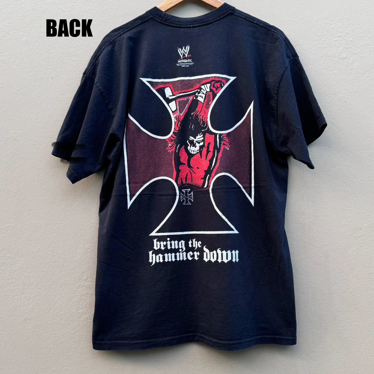 Vintage × WWE Vintage wwe triple h 2004 t shirt Size US XL / EU 56 / 4 - 1 Thumbnail