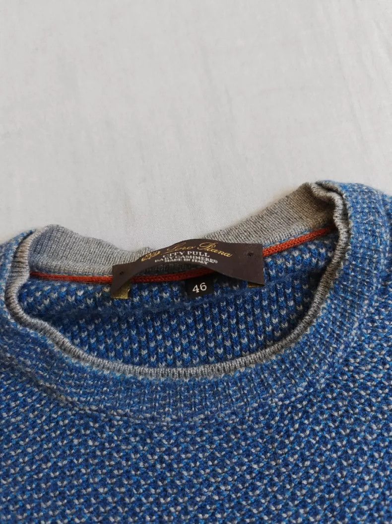 Loro Piana LORO PIANA size46 Small cashmere sweater knitwear Size US S / EU 44-46 / 1 - 7 Thumbnail