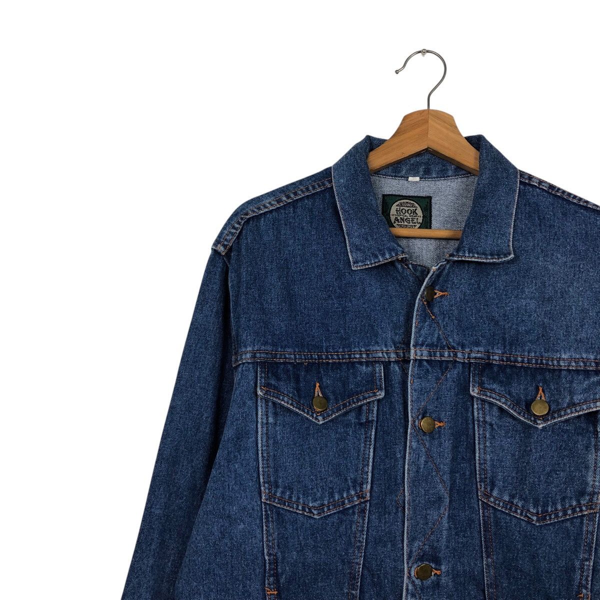 Hysteric Glamour 📌Vintage Biker Denim Jacket Hook Angel Multi Pocket Size US M / EU 48-50 / 2 - 8 Thumbnail