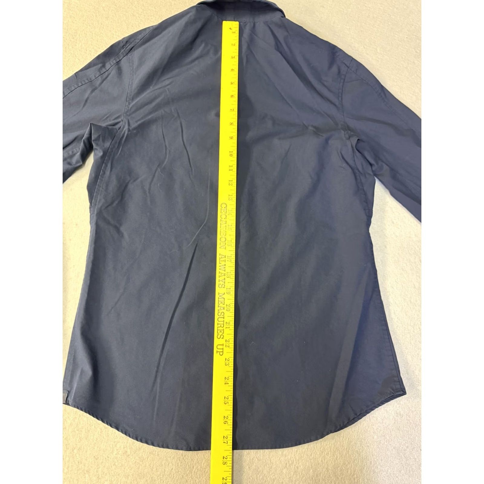 Lululemon VINTAGE Lululemon Shirt Mens Small Navy Blue Button Down Stretch Performance Long Sleeve Size US S / EU 44-46 / 1 - 7 Thumbnail