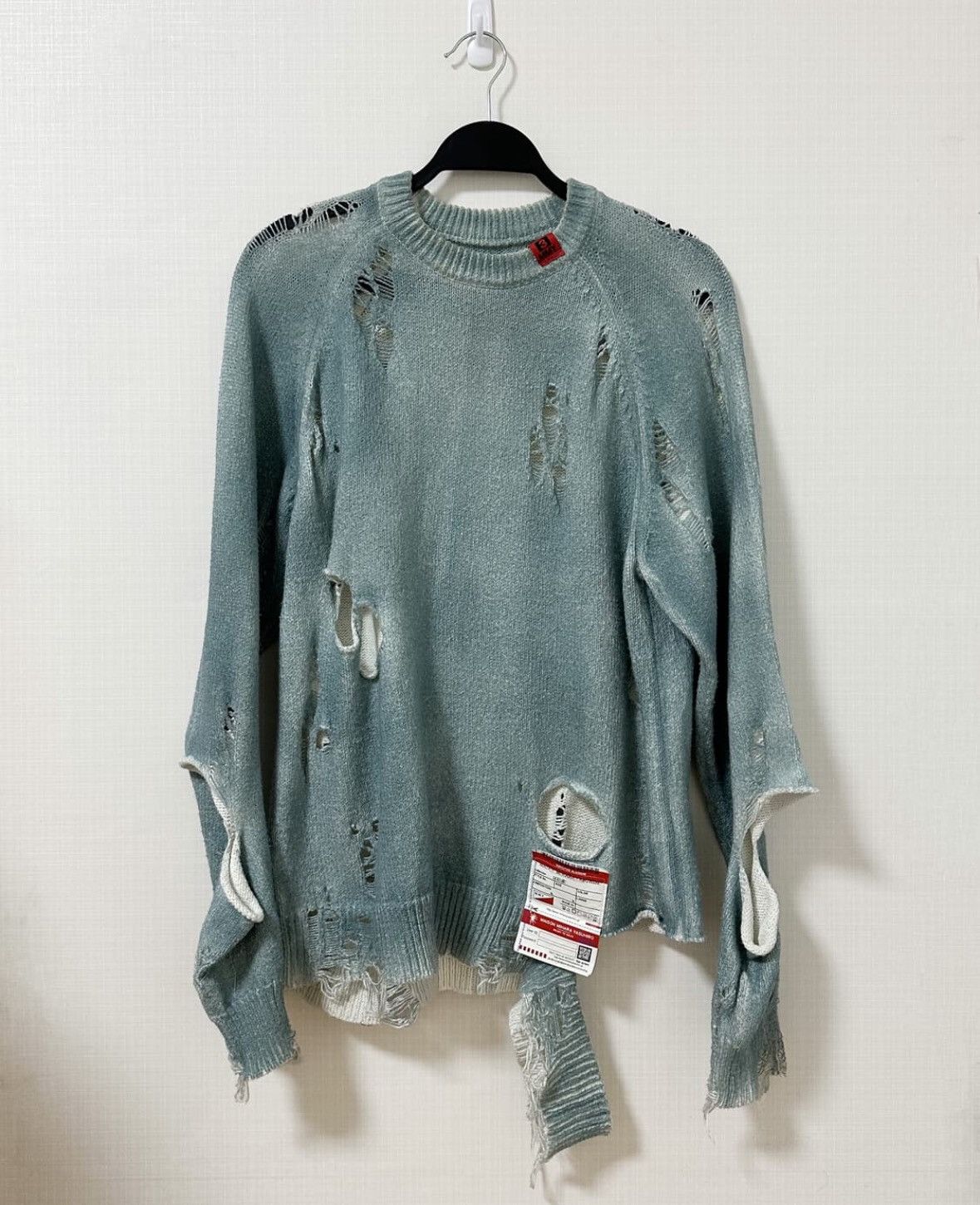 Maison Mihara Yasuhiro 21ss Distressed Damaged Knit