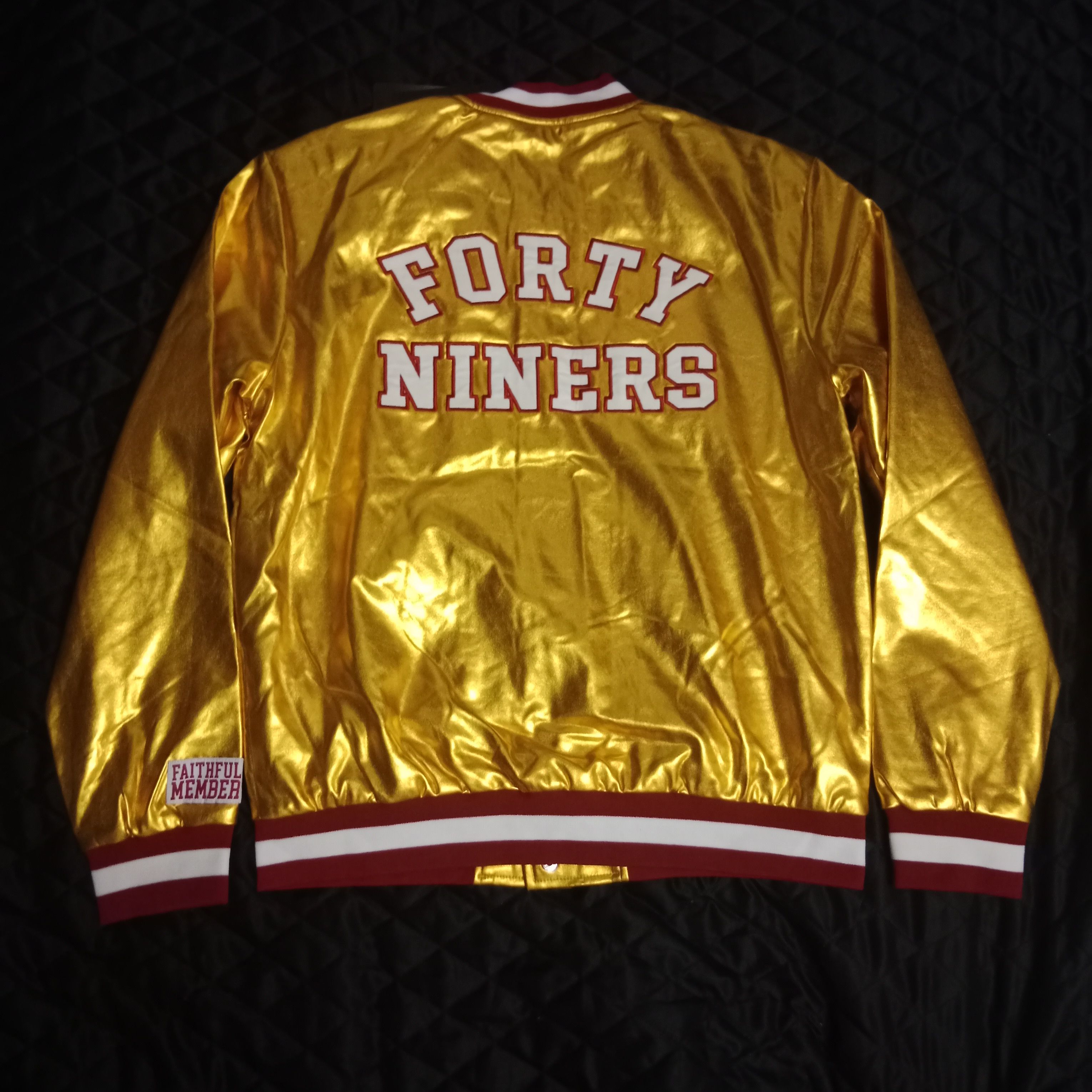 NFL The Wild Collective San Francisco 49ers Bomber Jacket Size US L / EU 52-54 / 3 - 8 Thumbnail