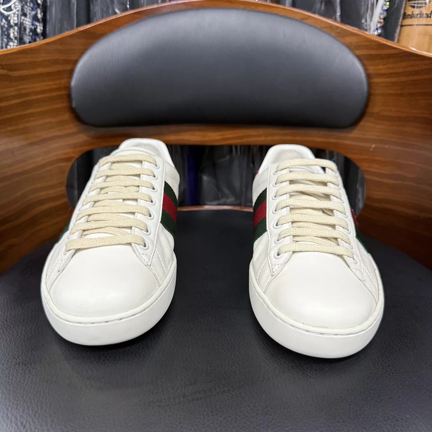 Gucci Gucci ACE Freya Hartas Embroidered White Sneaker Uk 5/39 Size US 6 / EU 39 - 2 Thumbnail