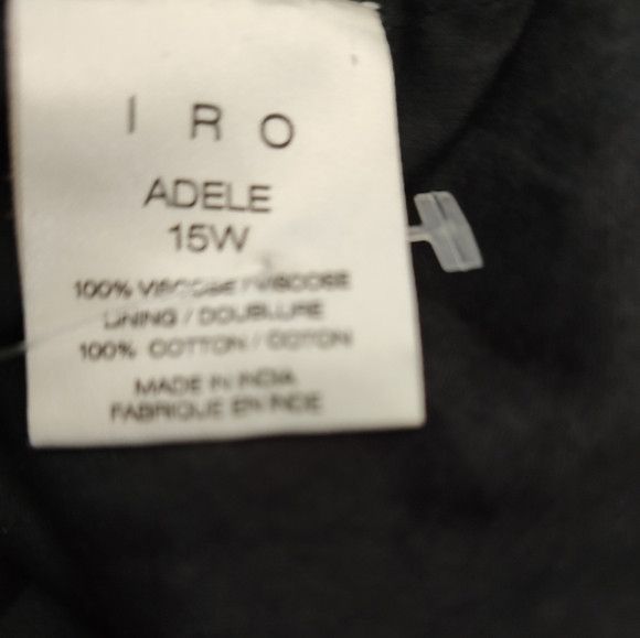 Iro IRO Adele Ikat black print mini skirt XS Size 26" / US 2 / IT 38 - 6 Thumbnail