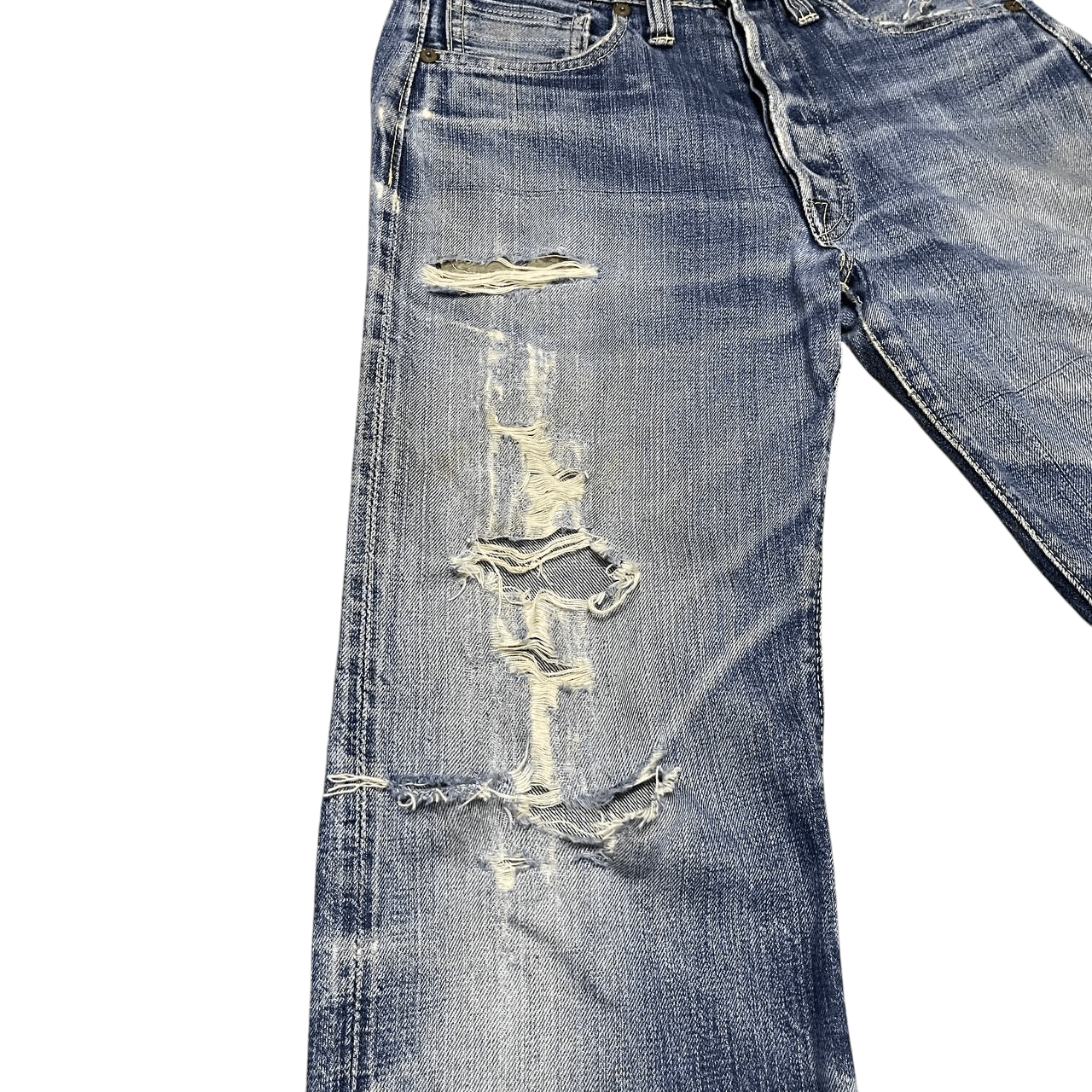The Real McCoy's Vintage Joe McCoy's Selvedge Denim Size US 28 / EU 44 - 4 Thumbnail