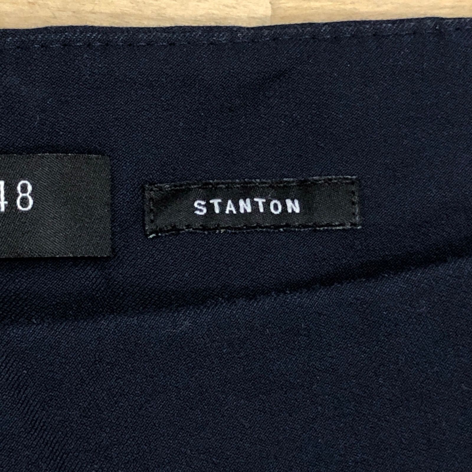 Lafayette 148 Lafayette 148 Sz 6 Pants Stanton Side Zip Crop Stretch Blue Size 28" / US 6 / IT 42 - 10 Thumbnail