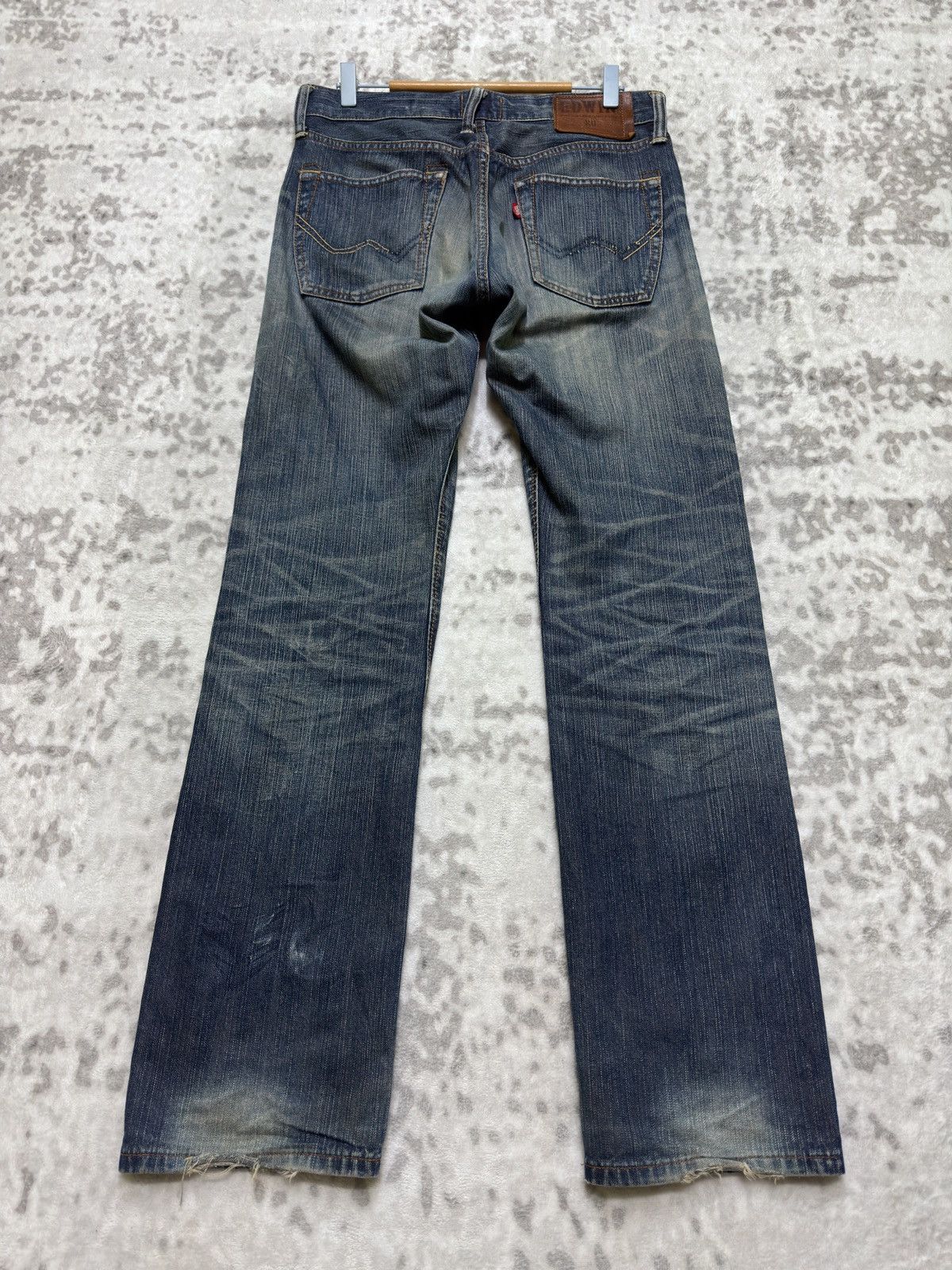 Edwin Vintage Edwin Claw Mark Distressed Denim Jeans Size US 32 / EU 48 - 2 Thumbnail