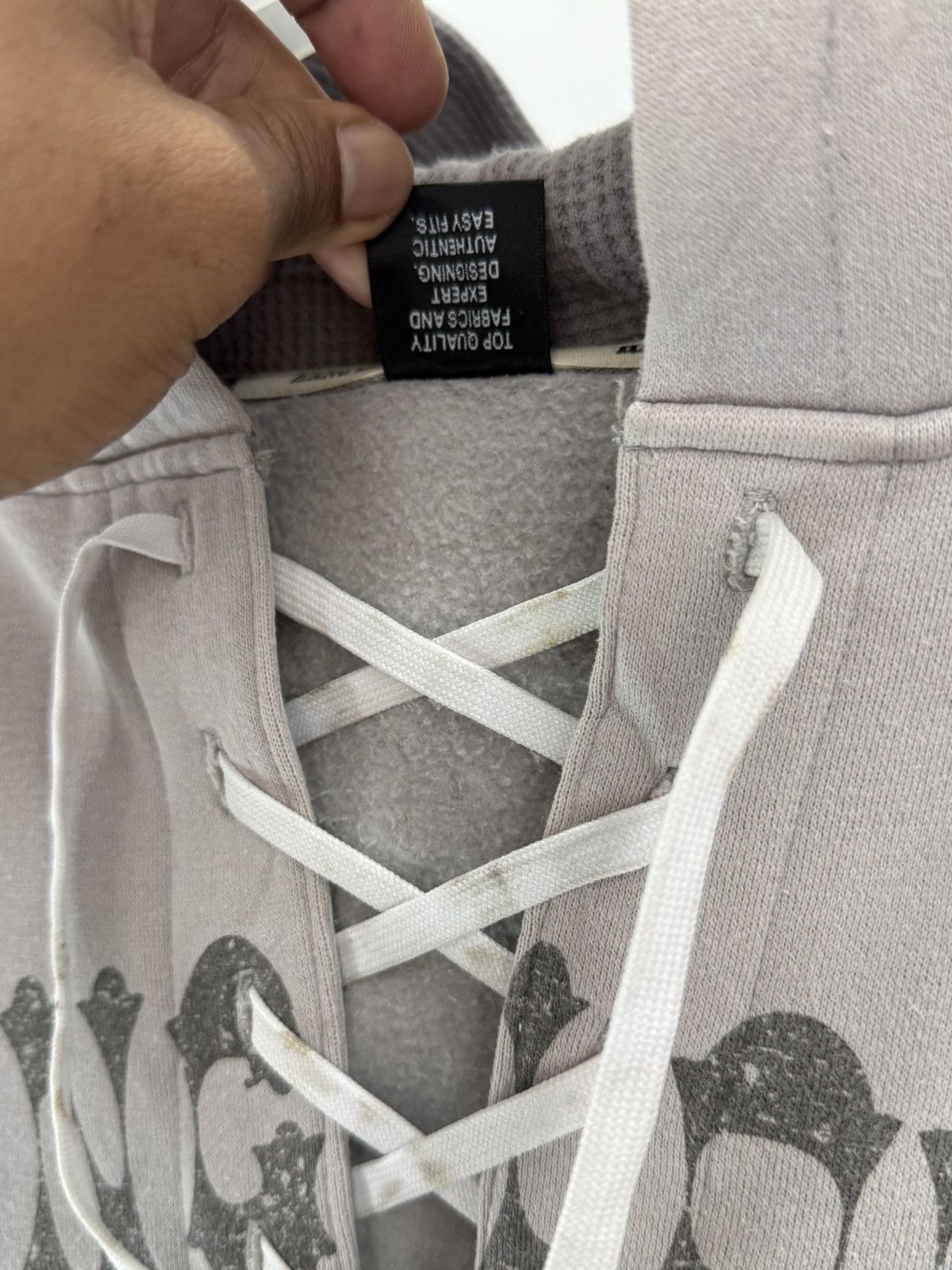 Sun Surf 🔥 Hang Loose Y2K Brazilian Surf Neck Lace-Up Hoodie - LL Size US L / EU 52-54 / 3 - 9 Thumbnail