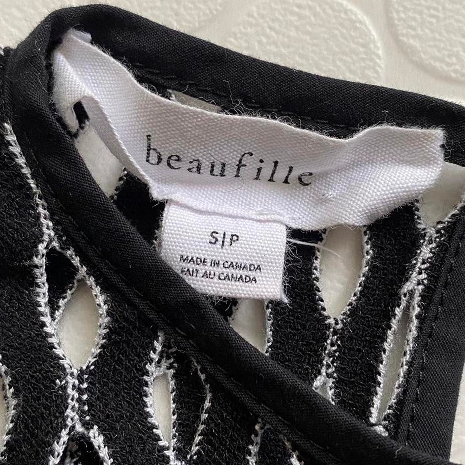 Designer × Other × Vintage Beaufille Designer Cut Out Overlay Top Size Small (UK 6/8) Size S / US 4 / IT 40 - 6 Thumbnail