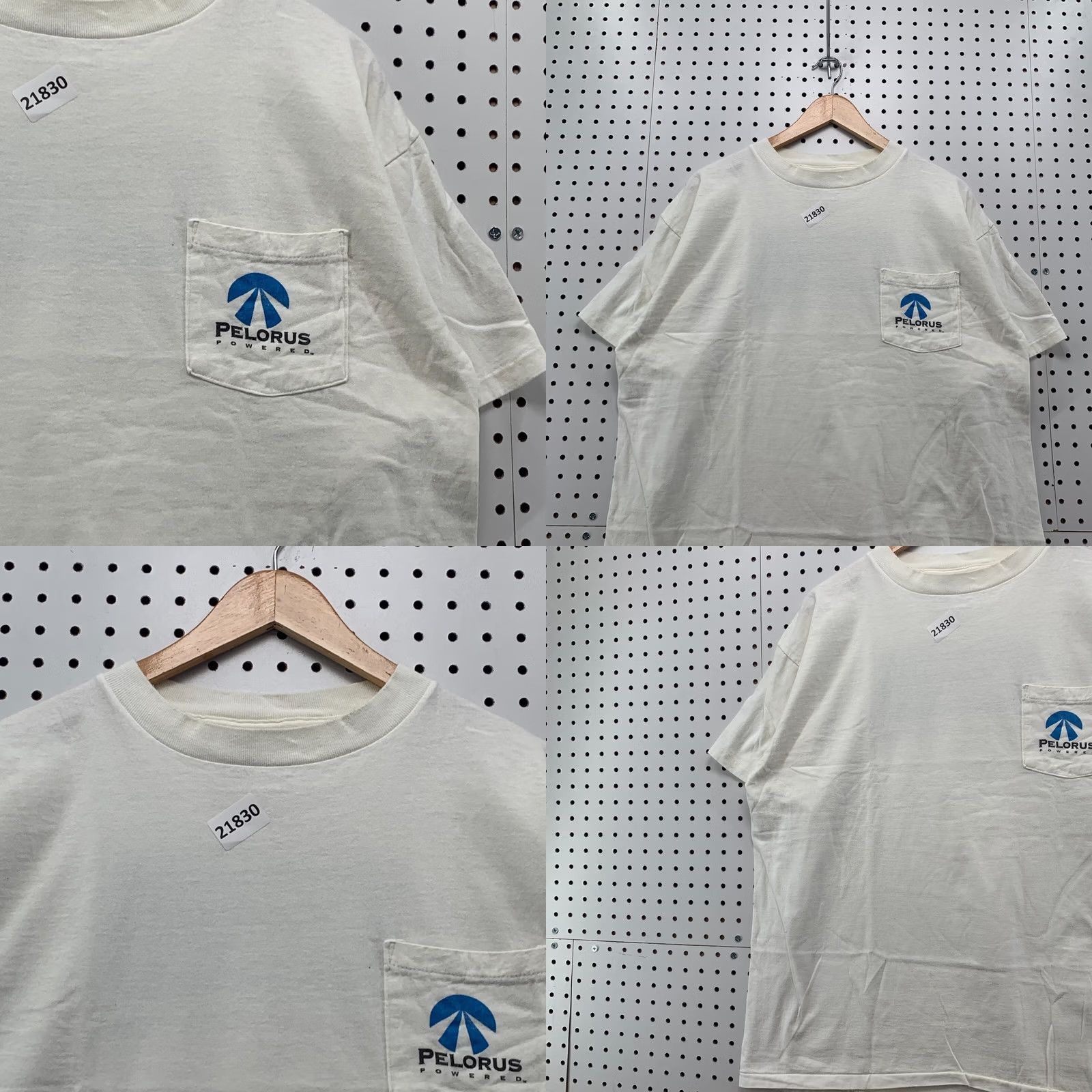 Vintage VINTAGE Computer Vison Pelorus Pocket Shirt XL White Single Stitch Mens 24x29.5 Size US XL / EU 56 / 4 - 8 Thumbnail