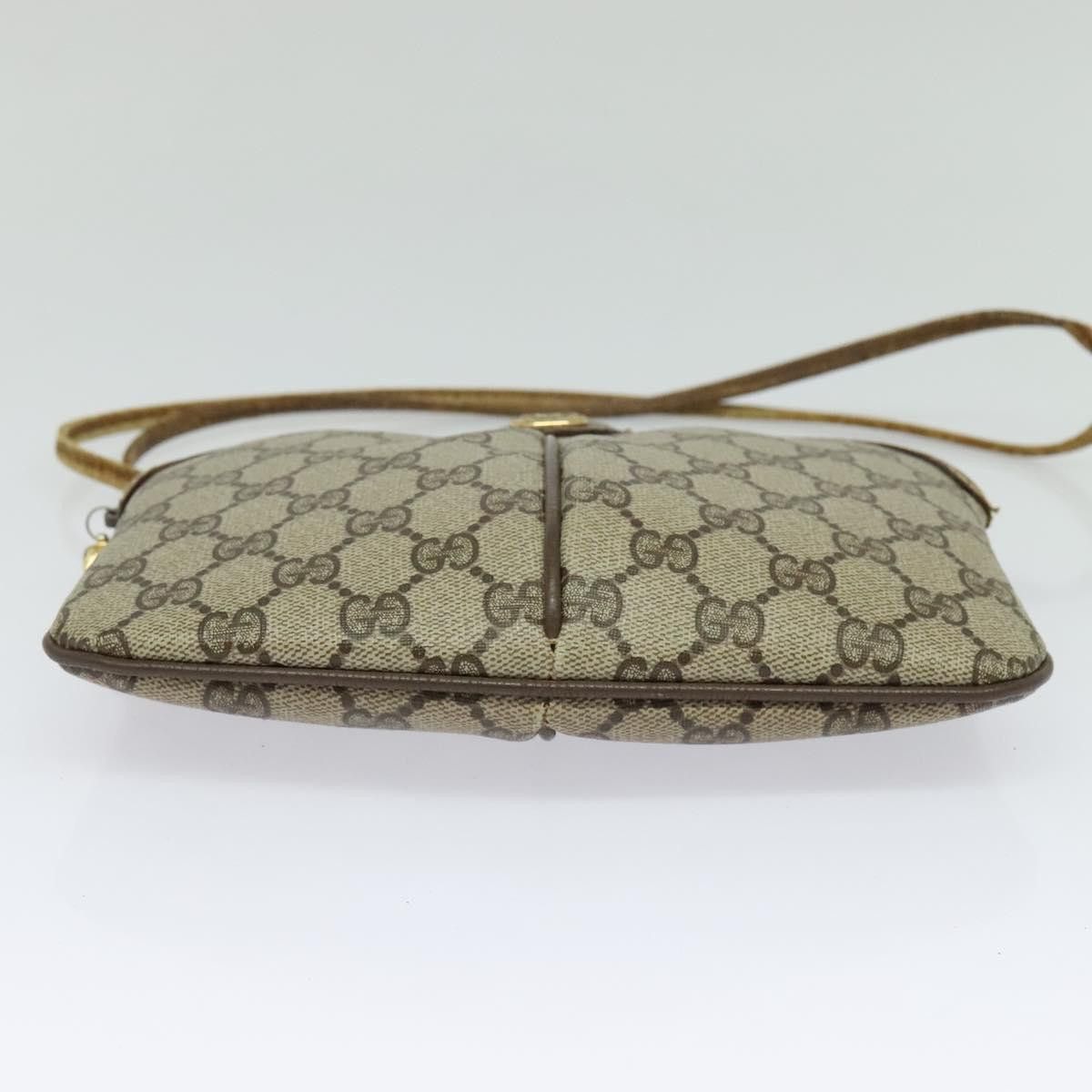 Gucci GUCCI GG Supreme Web Sherry Line Shoulder Bag Pvc Beige 904 Size ONE SIZE - 9 Thumbnail