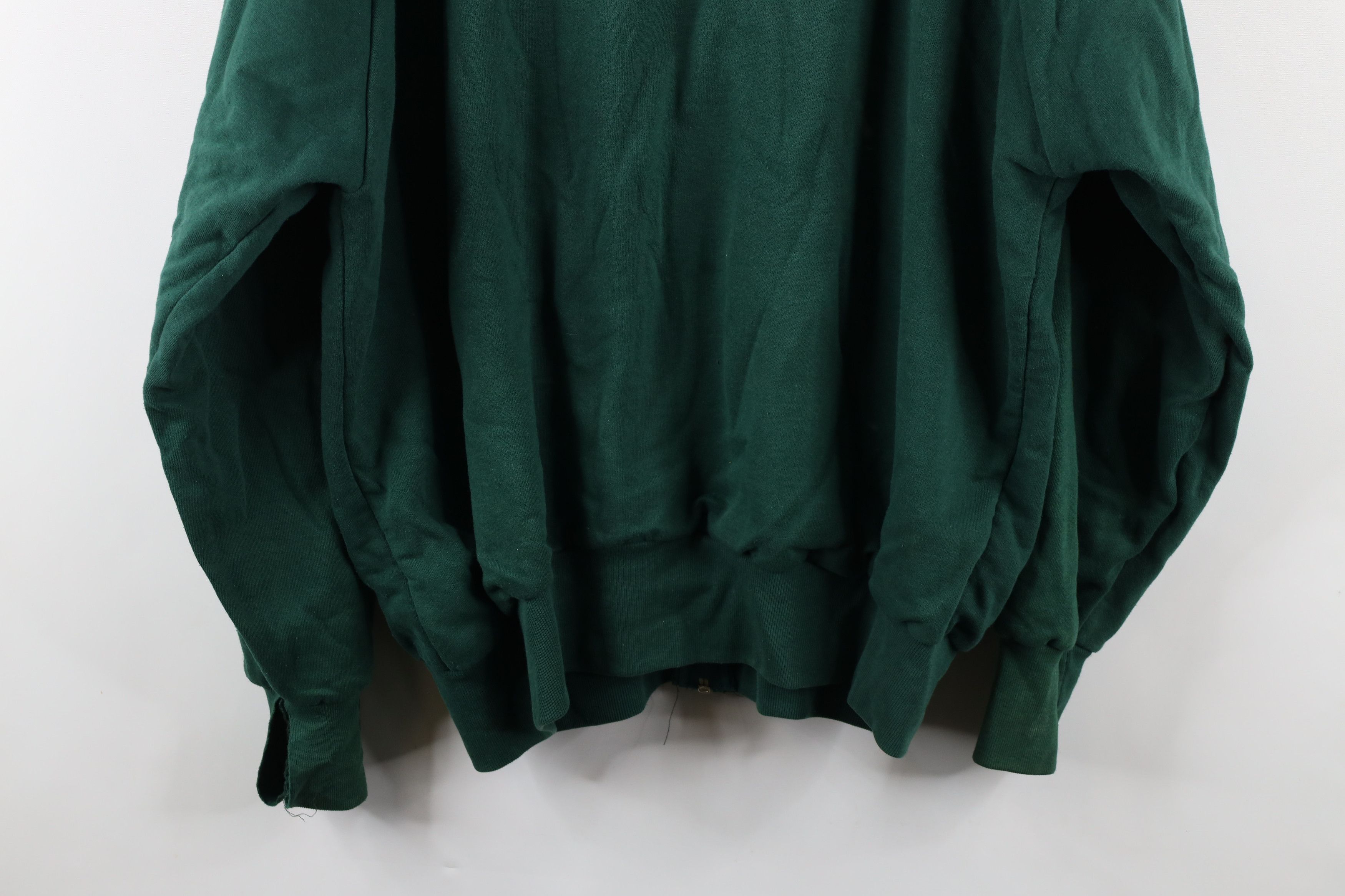 Vintage Vintage 90s Streetwear Thermal Waffle Knit Lined Hoodie Size US XXL / EU 58 / 5 - 17 Thumbnail