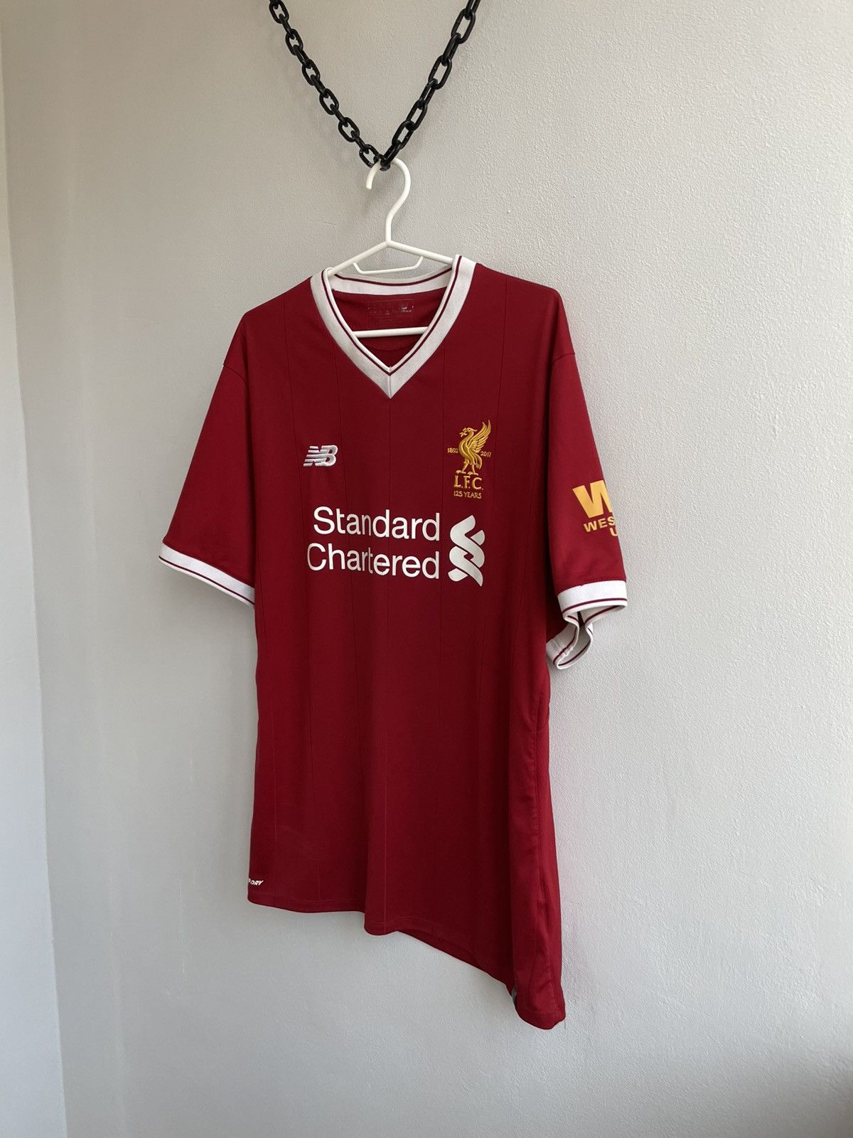 New Balance LIVERPOOL 2017 2018 FOOTBALL SHIRT SOCCER JERSEY NEW BALANCE Size US XL / EU 56 / 4 - 2 Thumbnail
