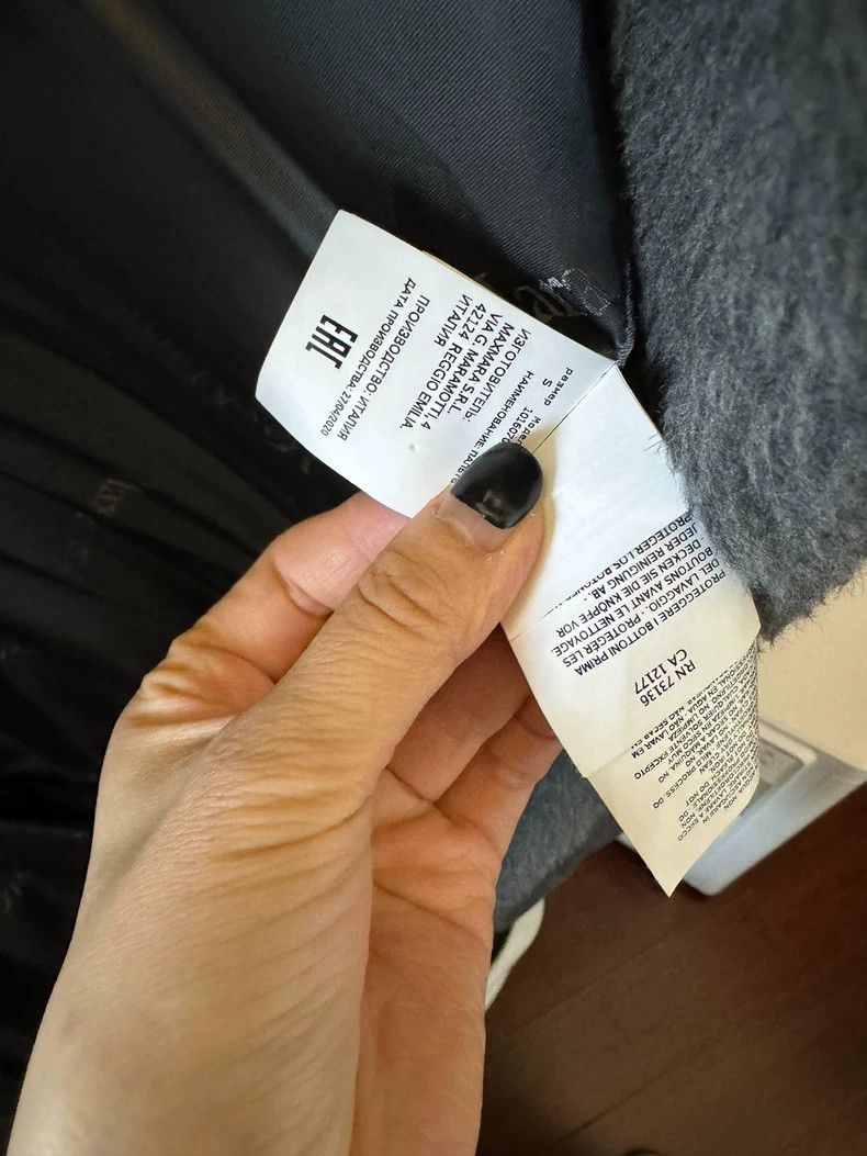 Max Mara Max Mara Classic Grey Teddy Size S / US 4 / IT 40 - 5 Thumbnail