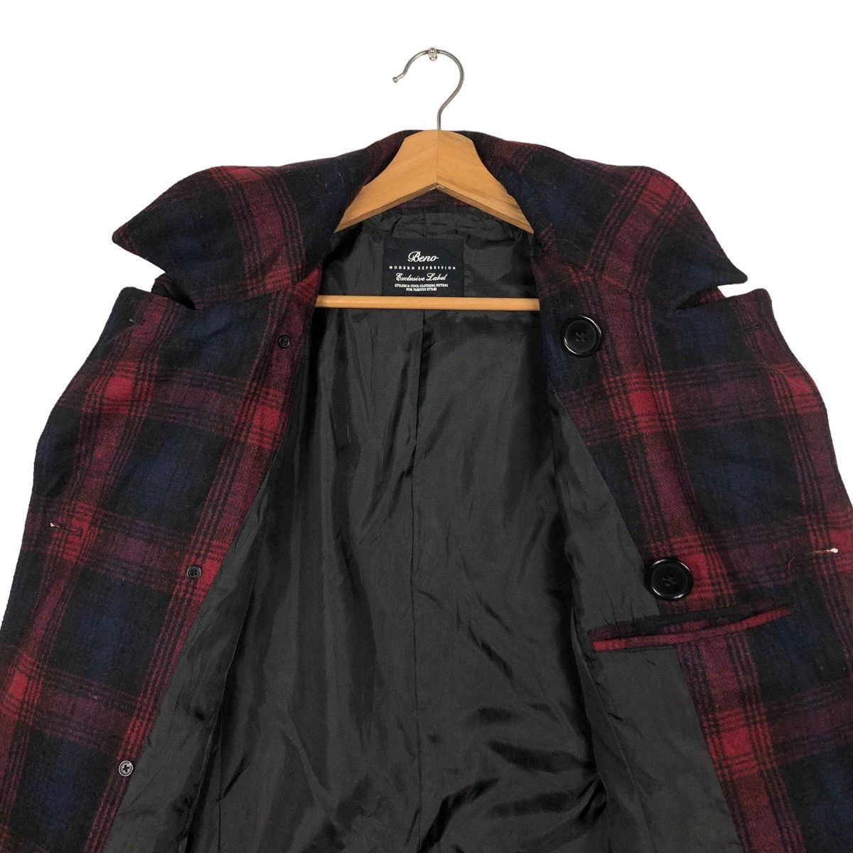 Japanese Brand 🔥Vintage Biker Jacket Double Breast Beno Japan Punk Design Size US M / EU 48-50 / 2 - 14 Thumbnail