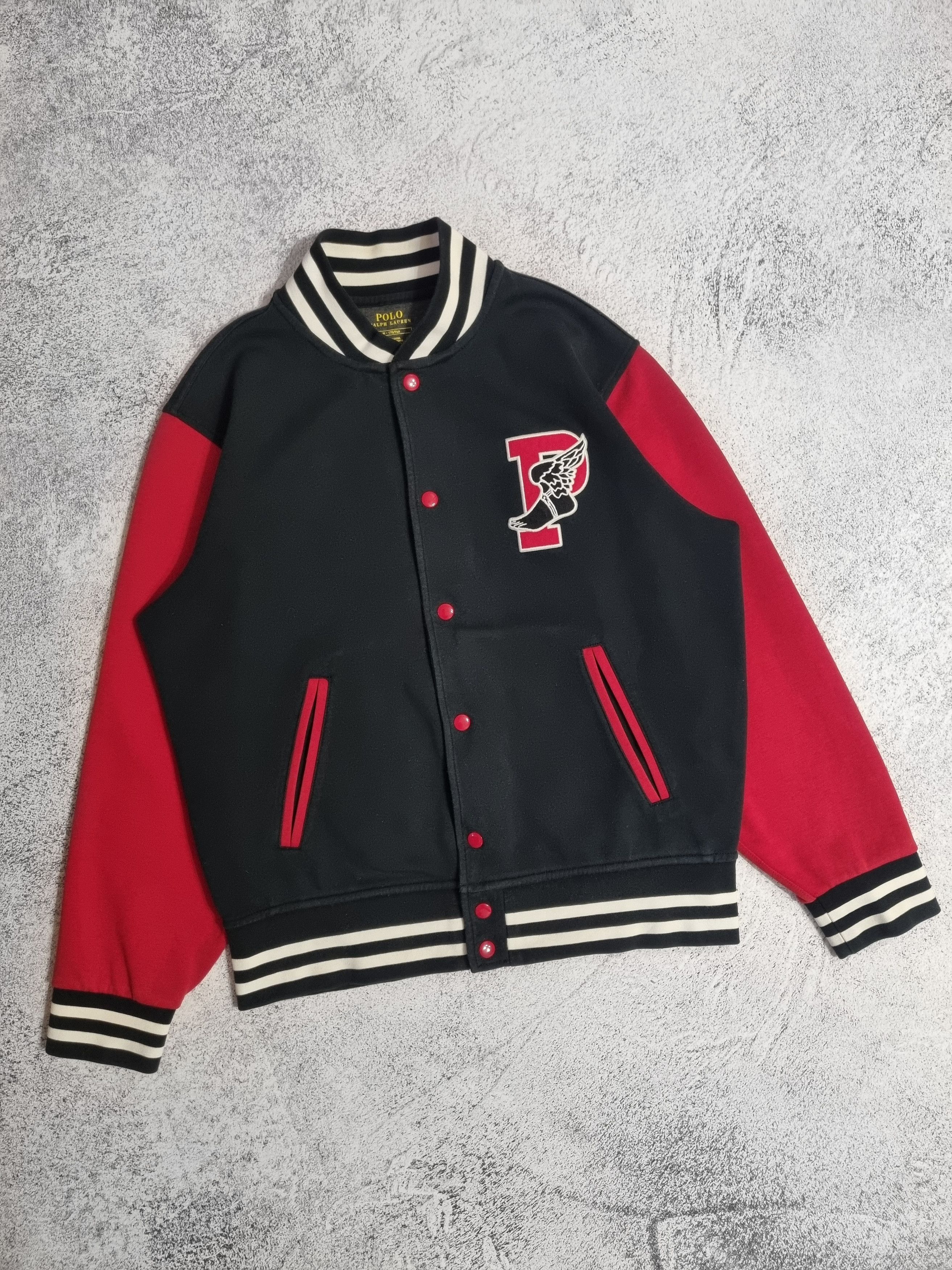 P wing baseball jacket store