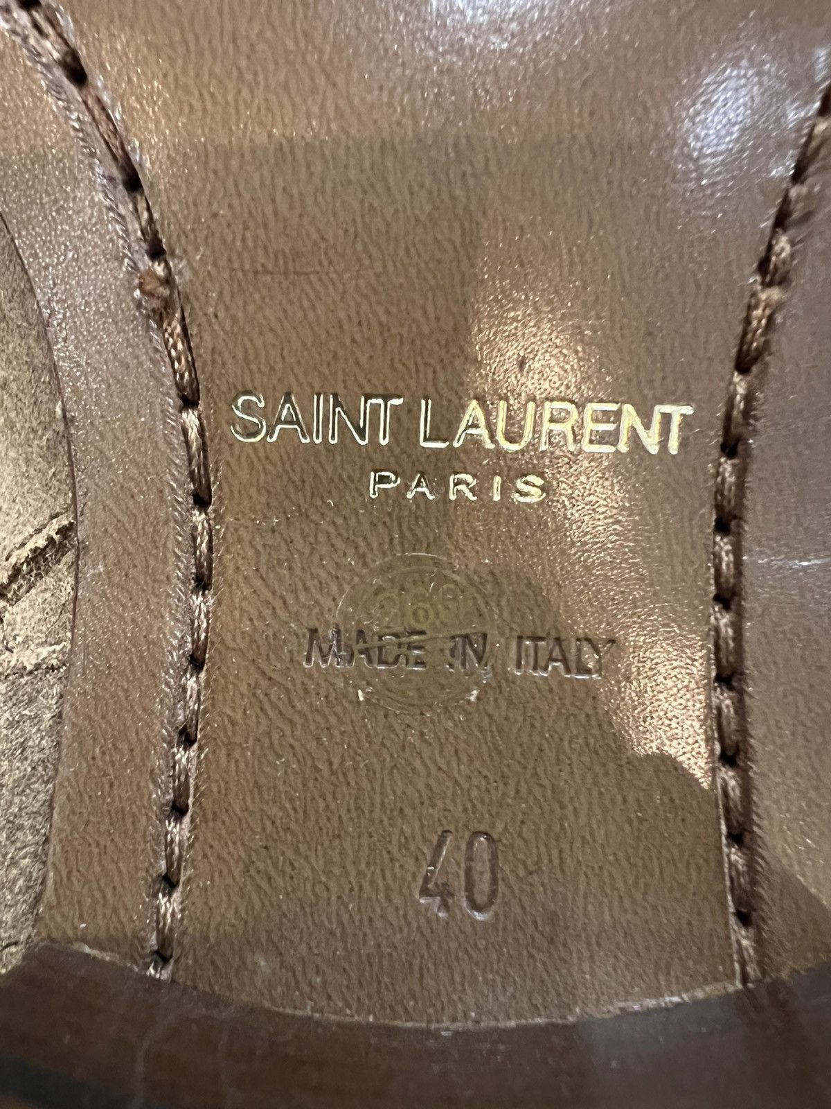 Saint Laurent Paris Saint Laurent Wyatt Harness Tobaco Boots Size US 7 / EU 40 - 11 Thumbnail